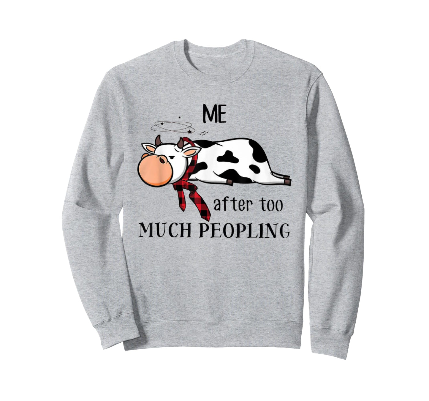 Funny Cow too much peopling for cow lover Classic Tee T-Shirt