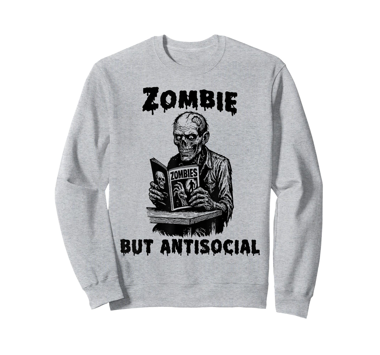 Funny Introverted Zombie Reading Comic Books T-Shirt