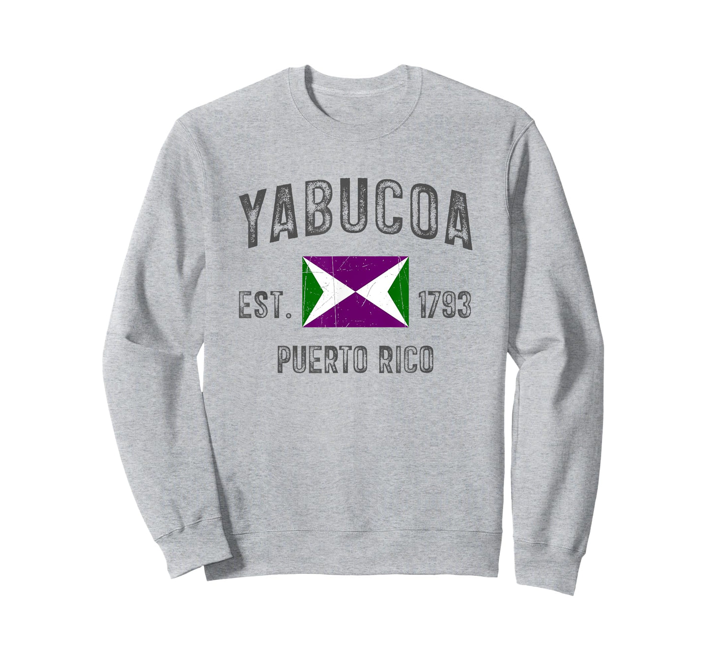 Vintage Yabucoa EST.1793 Puerto Rico Flag Design T-Shirt