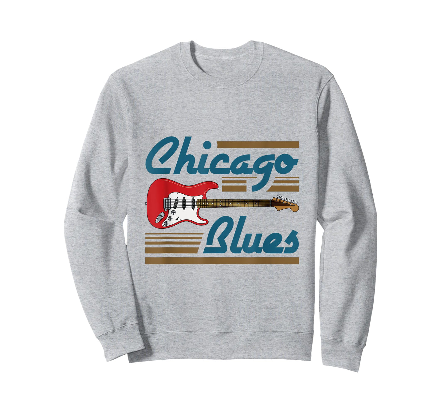 Chicago Blues Music Lover Guitar Musician Player T-Shirt