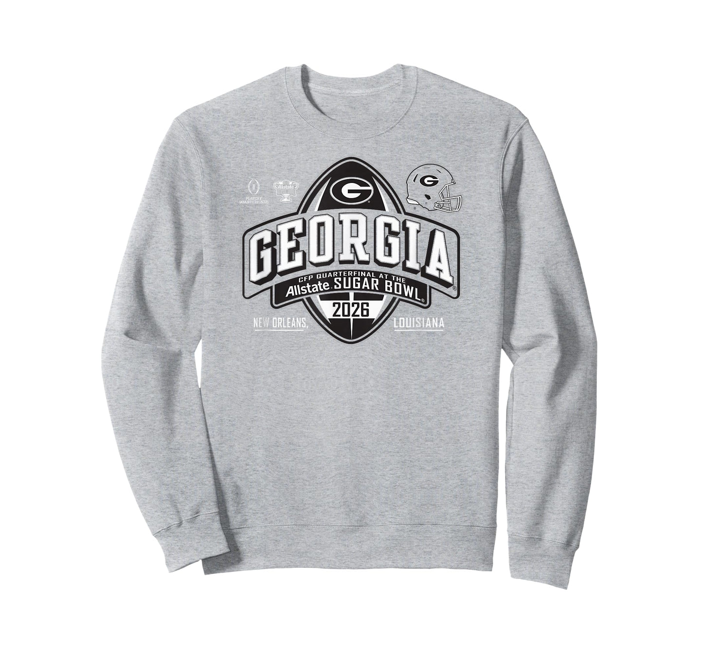 Georgia Bulldogs Sugar Bowl 2025-2026 CFP Quarterfinal Red T-Shirt