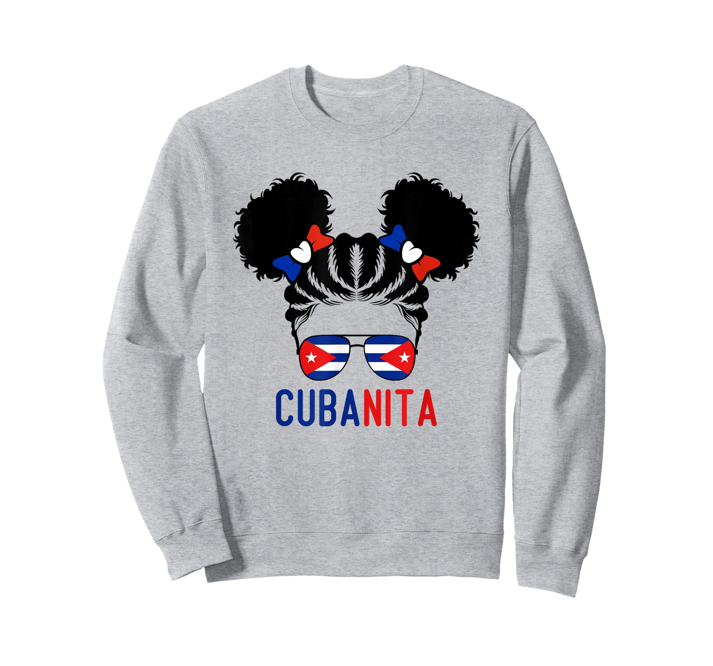 Afro Cuban Girl Baby Little Girls Cuba Flag Youth Cubanita T-Shirt