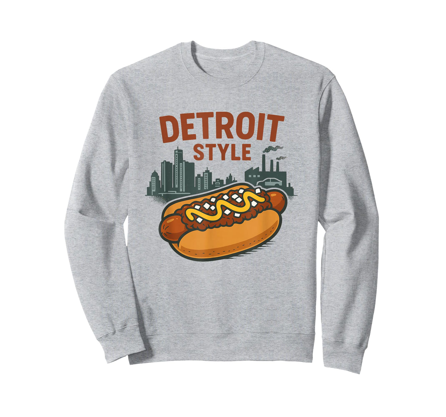 Detroit Style Hot Dog Funny Coney Dog Lover T-Shirt