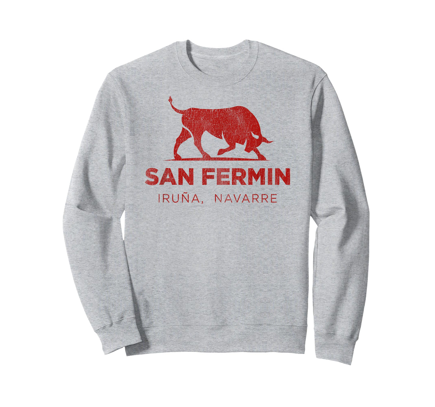 Camisetas de Espana / Spanish Shirts Pamplona Top | Basque Country San Fermin Women's T-Shirt - Grey, Small, Short Sleeve, Crew Neck, Classic Fit, Polyester 100%