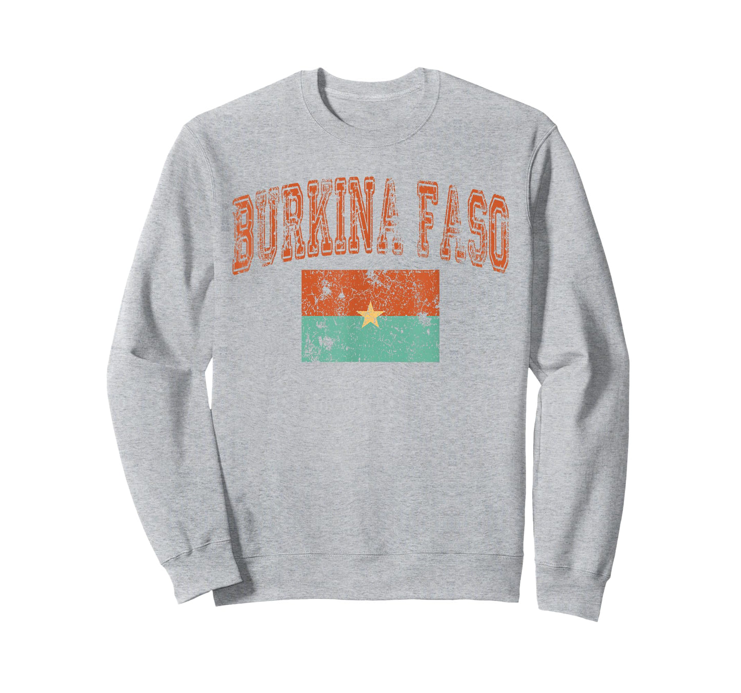Vintage Retro Faded Burkina Faso Flag T-Shirt