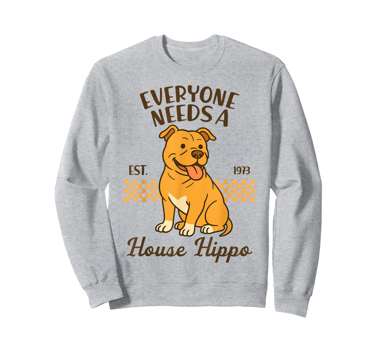 Pitbull Mom Pittie Mom Dog Mama Everyone Needs A House Hippo T-Shirt