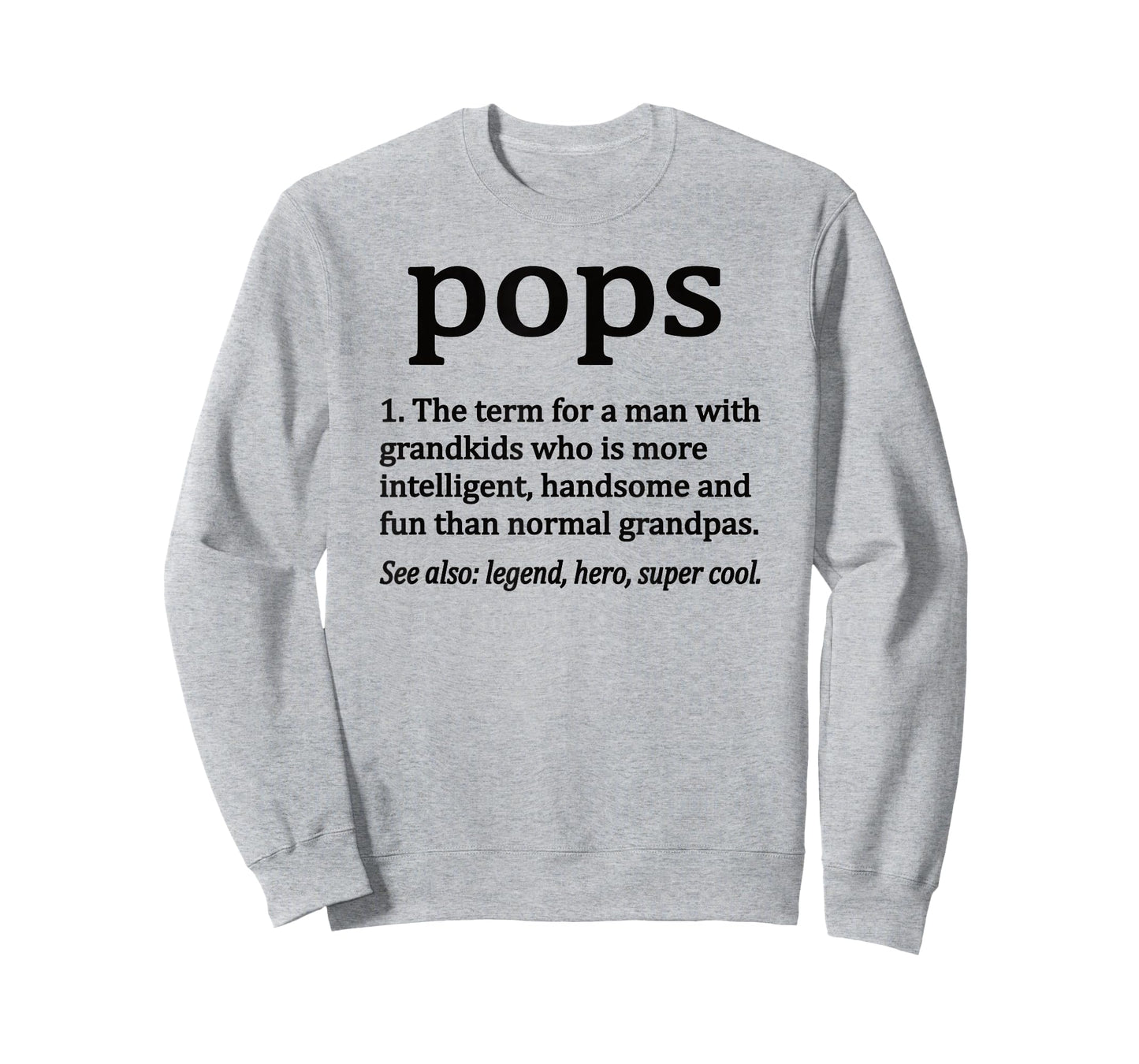 Pops Definition Funny Pops Grandpa T-Shirt