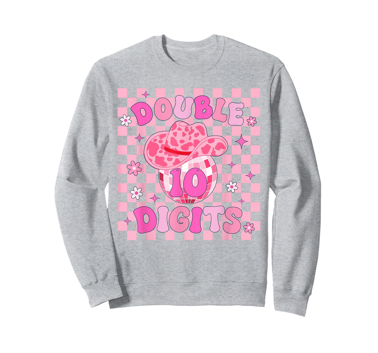 10 Double Digits 10th Birthday Rodeo Cowgirl 10 Year Old T-Shirt