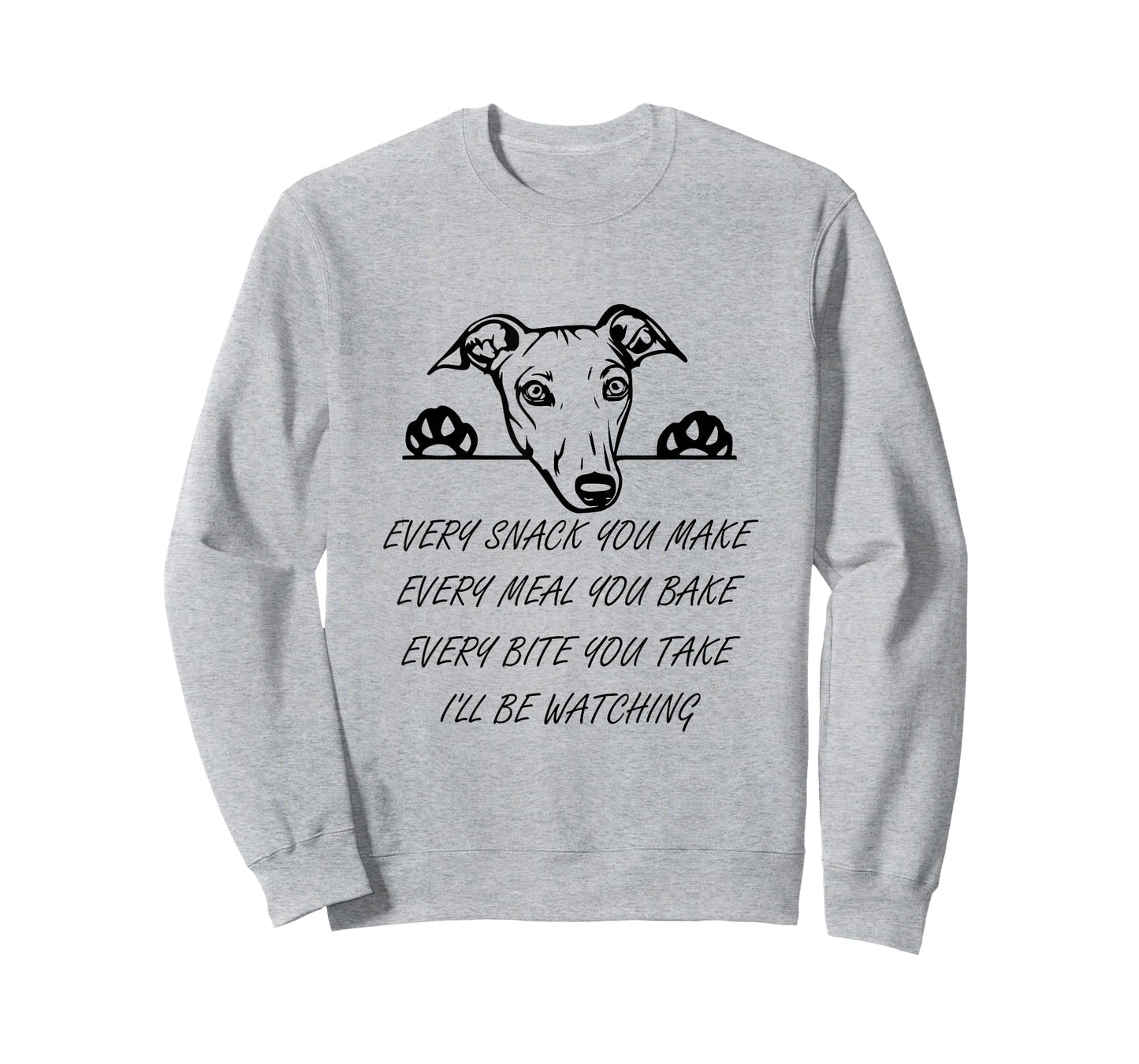 Every Snack You Bake Cute Italian Greyhound Whippet T-Shirt