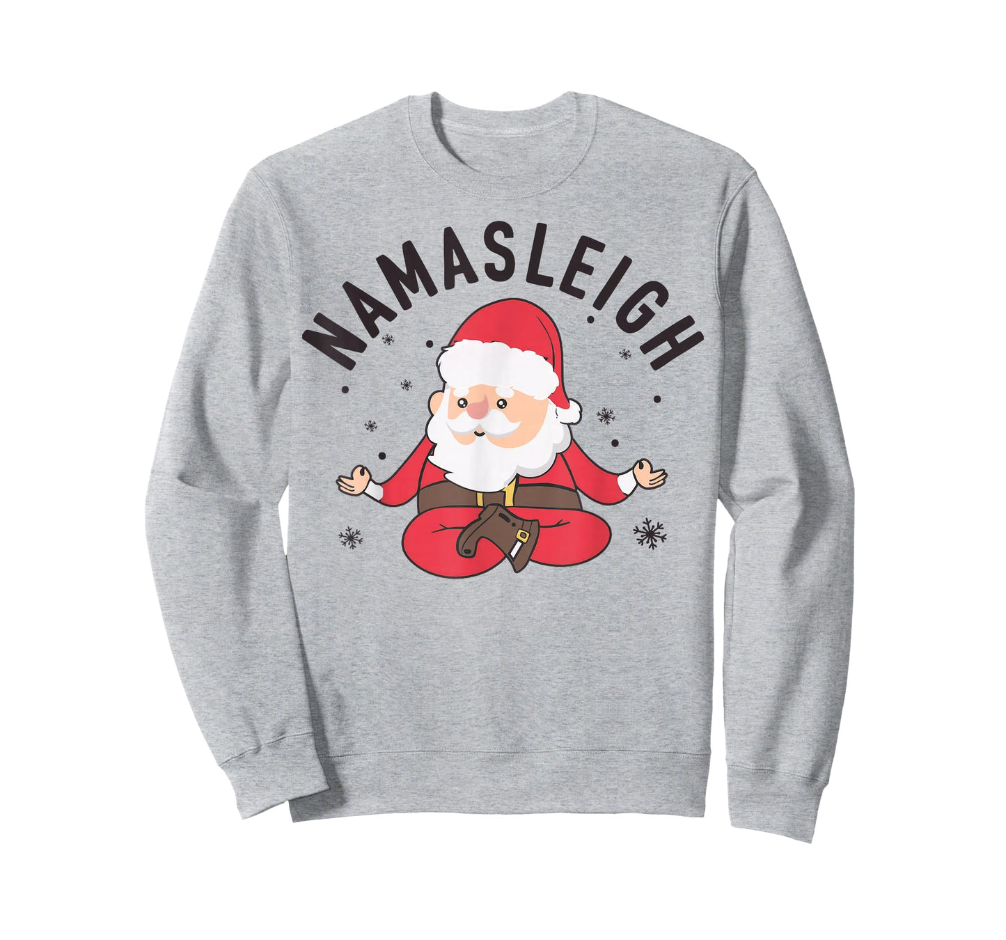 Santa Namasleigh Funny Santa Namaste Christmas Santa Yoga T-Shirt
