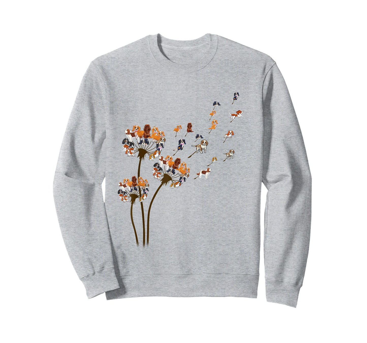 Cavalier King Charles Dandelion Funny Gift for Dog Lovers T-Shirt