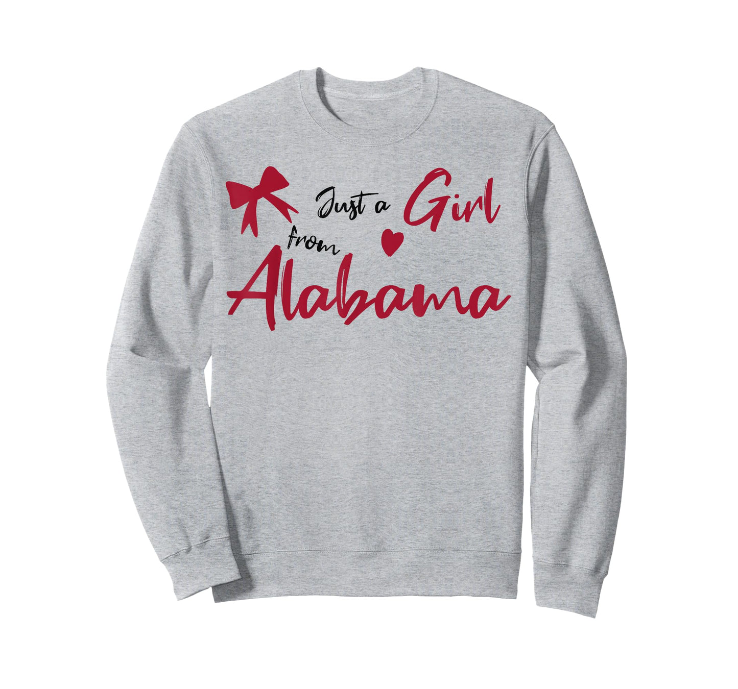 Just A Girl from Alabama, Women's and Girls Cute and Fun T-Shirt