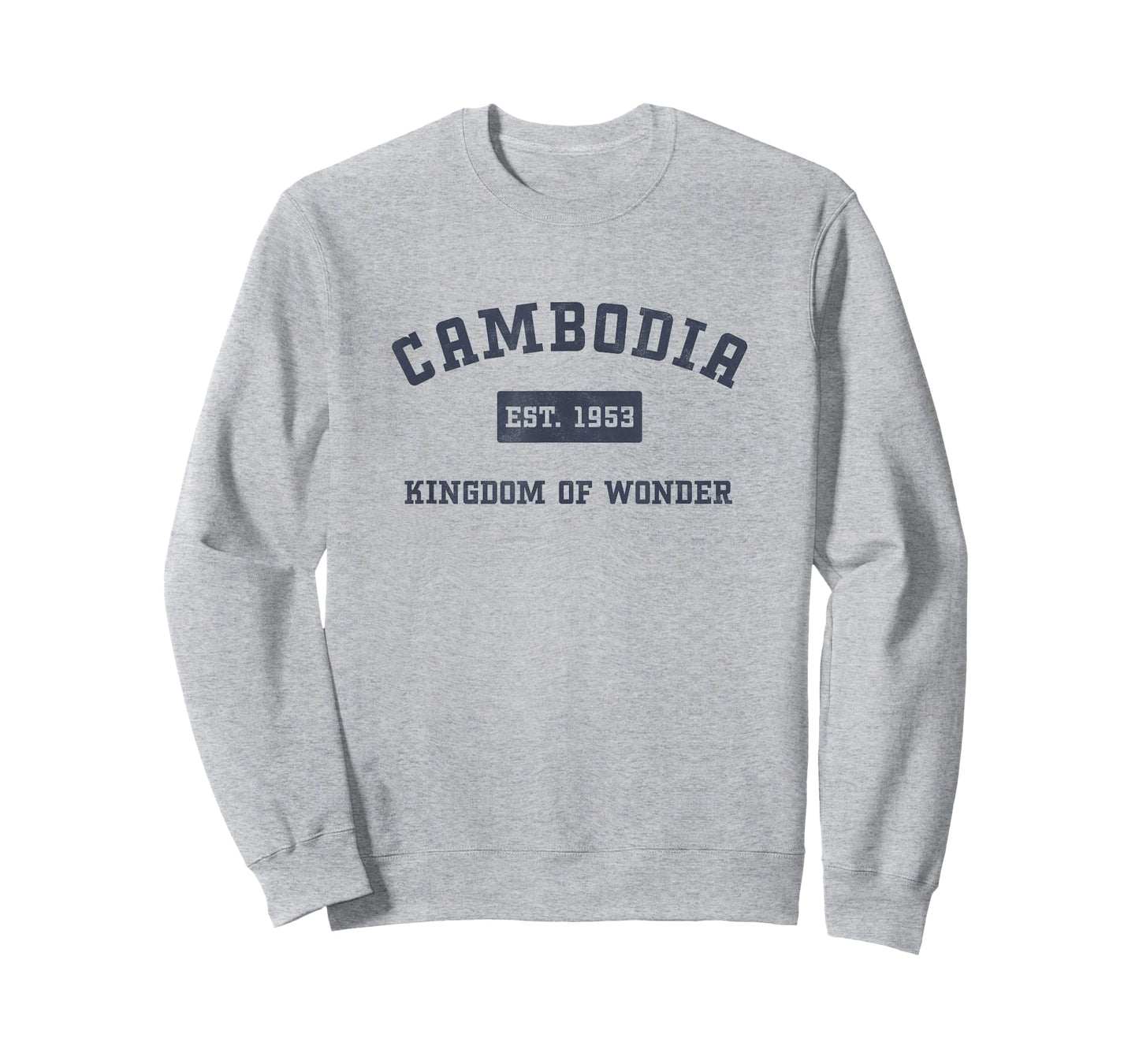 Varsity Script Khmer Kingdom of Wonder Cambodia T-Shirt