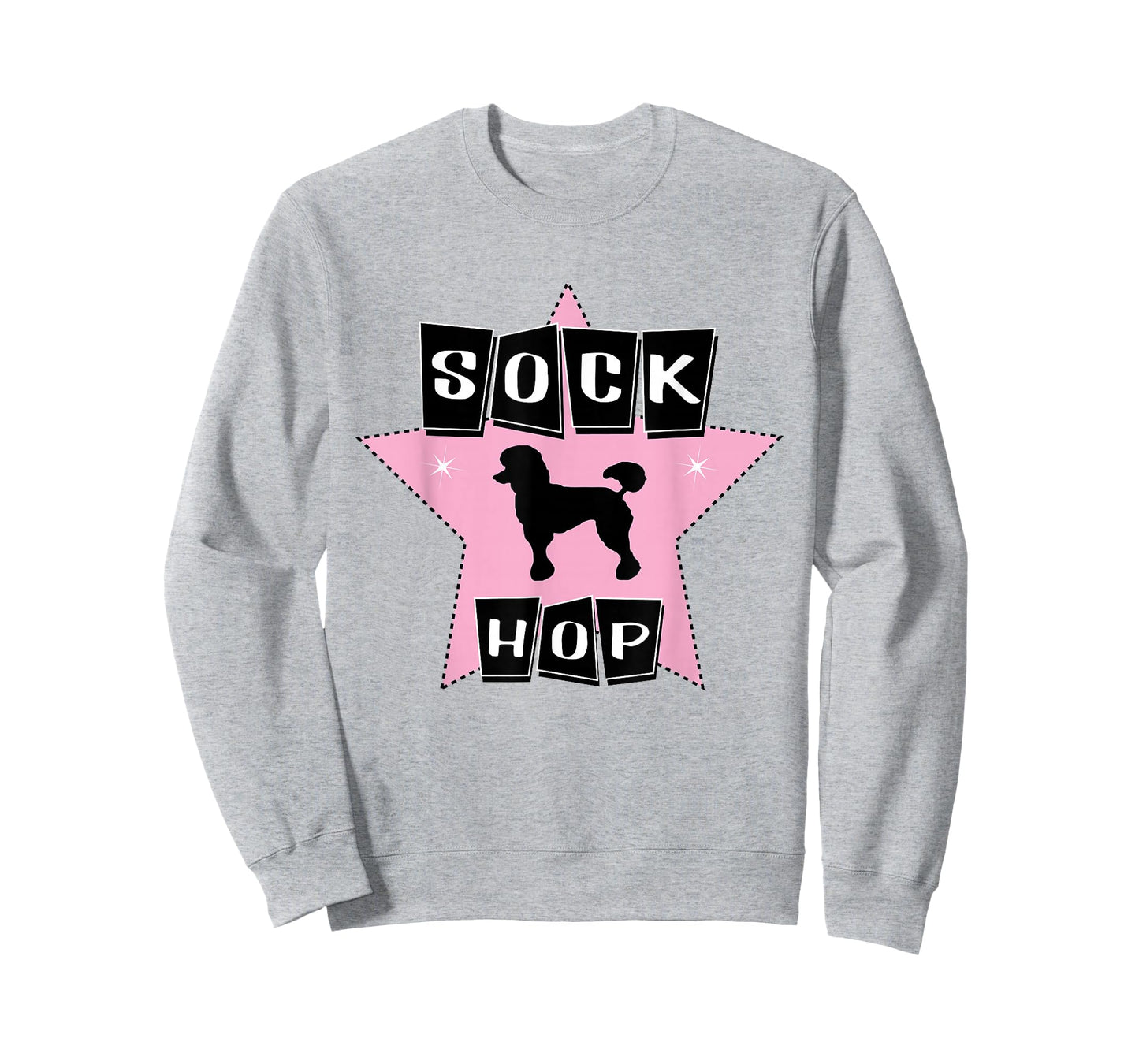 Poodle 1950s Sock Hop Dance Clothes Rock N Roll 50s Pink T-Shirt