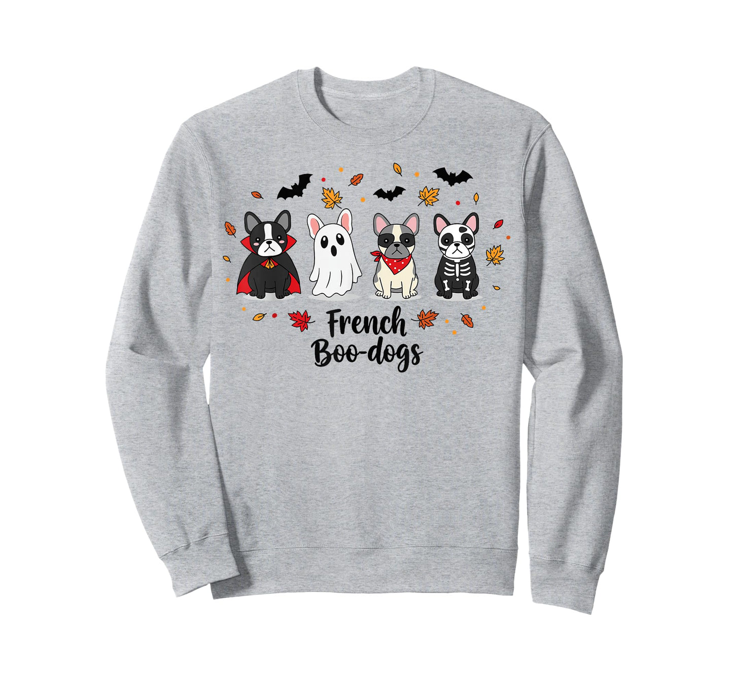 French Boo-Dog Halloween Ghost French Bulldog Fall Autumn T-Shirt