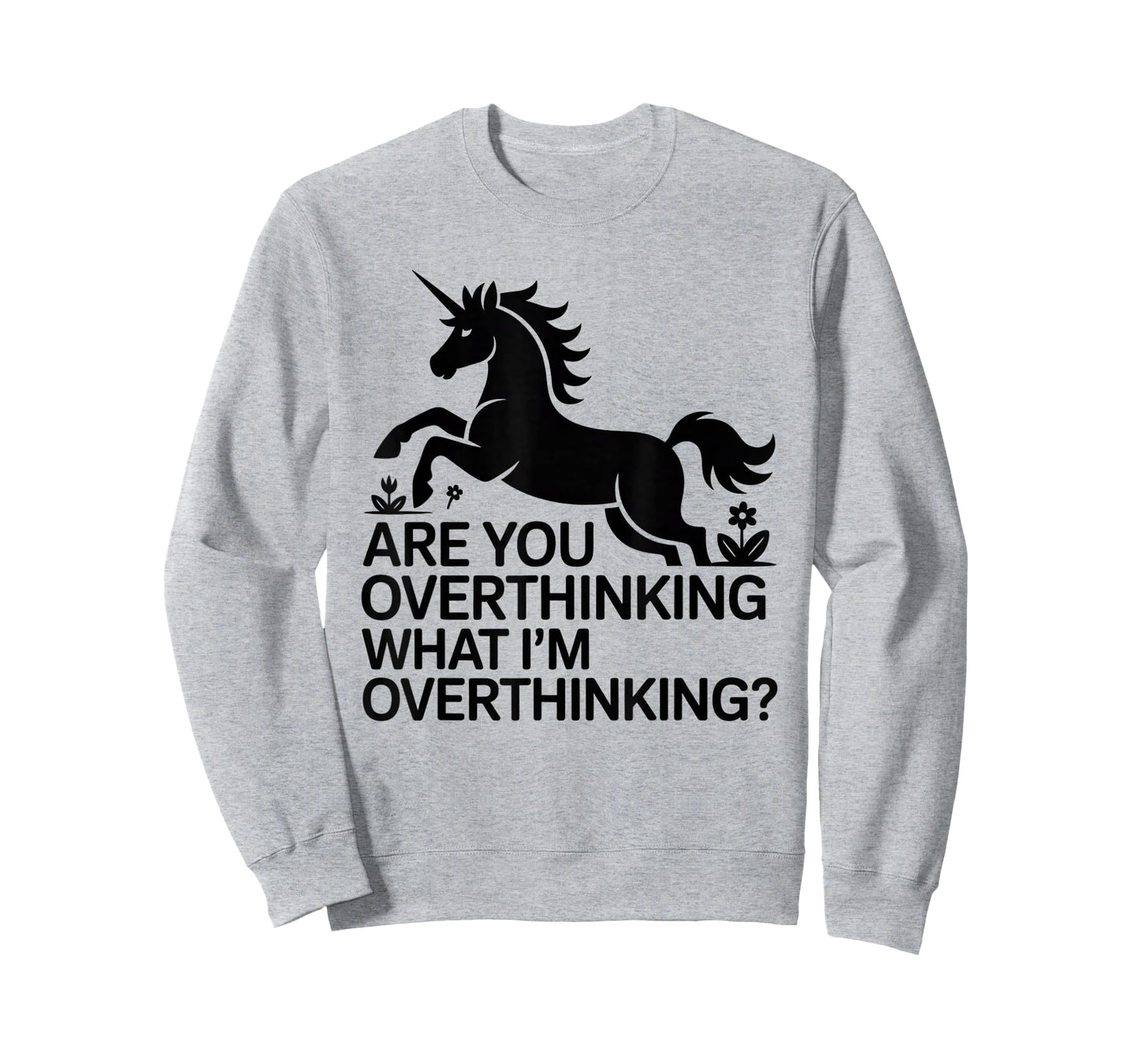 Horse are You Overthinking What I'm Overthinking Unicorn T-Shirt