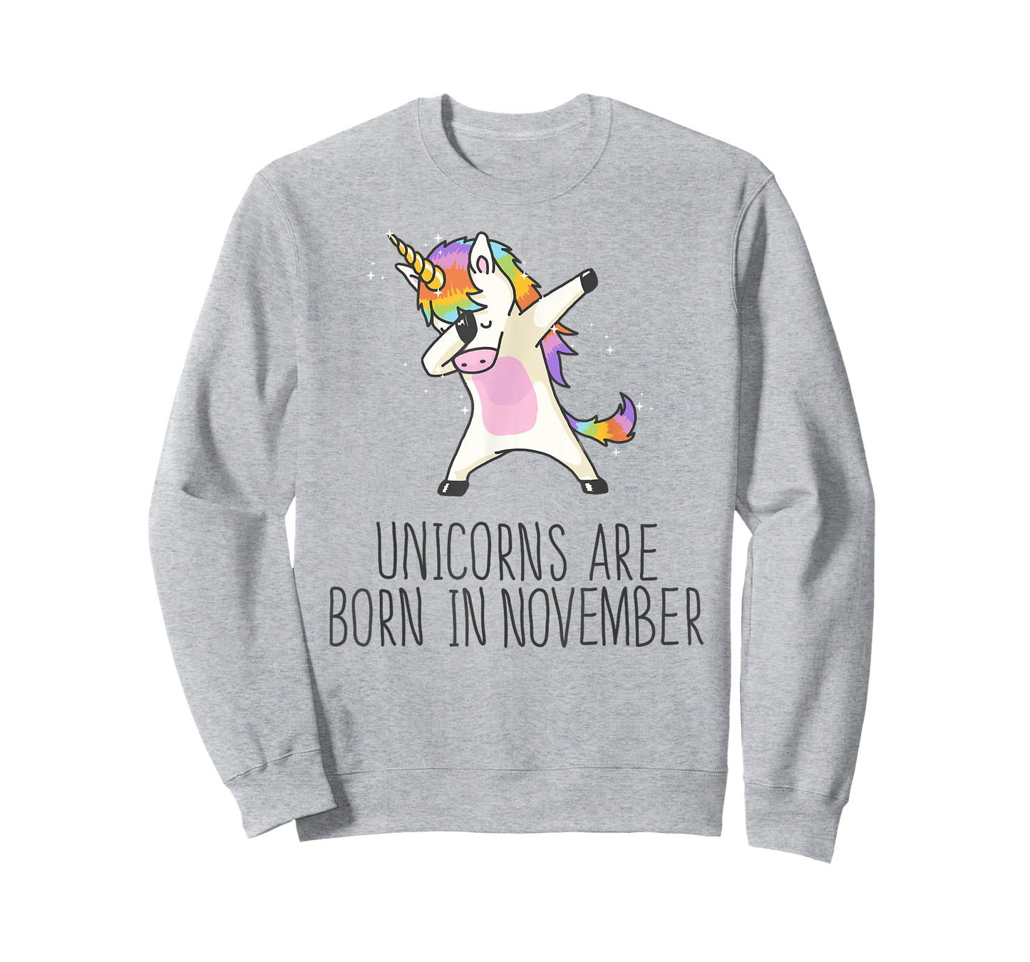 Unicorns are Born in November Cute T Shirt Dabbing Hip Hop