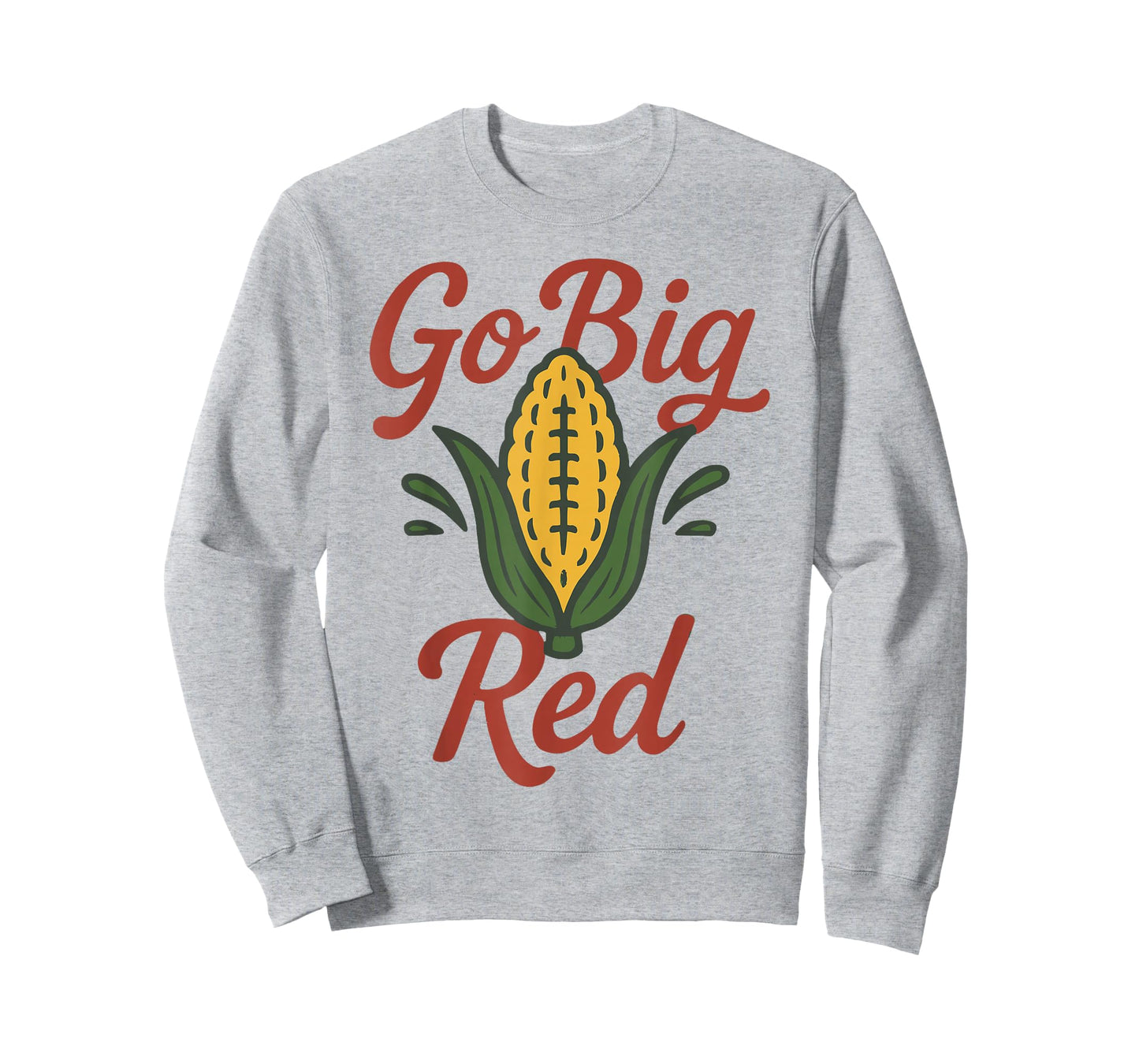 Corn Power Red Spirit Design for Football Fans T-Shirt