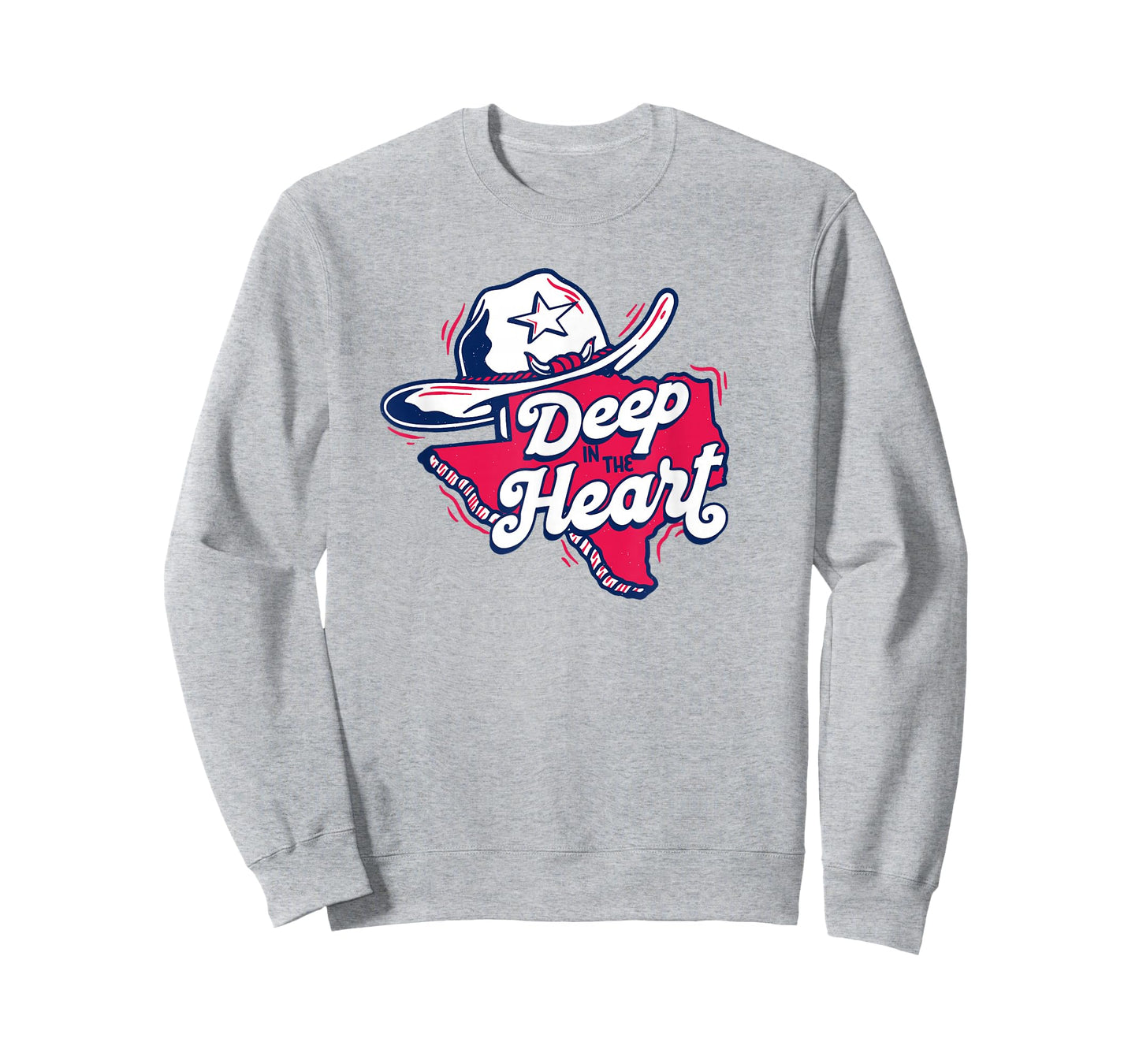 Deep in the Heart Vintage Texas Cartoon Proud Texan T-Shirt
