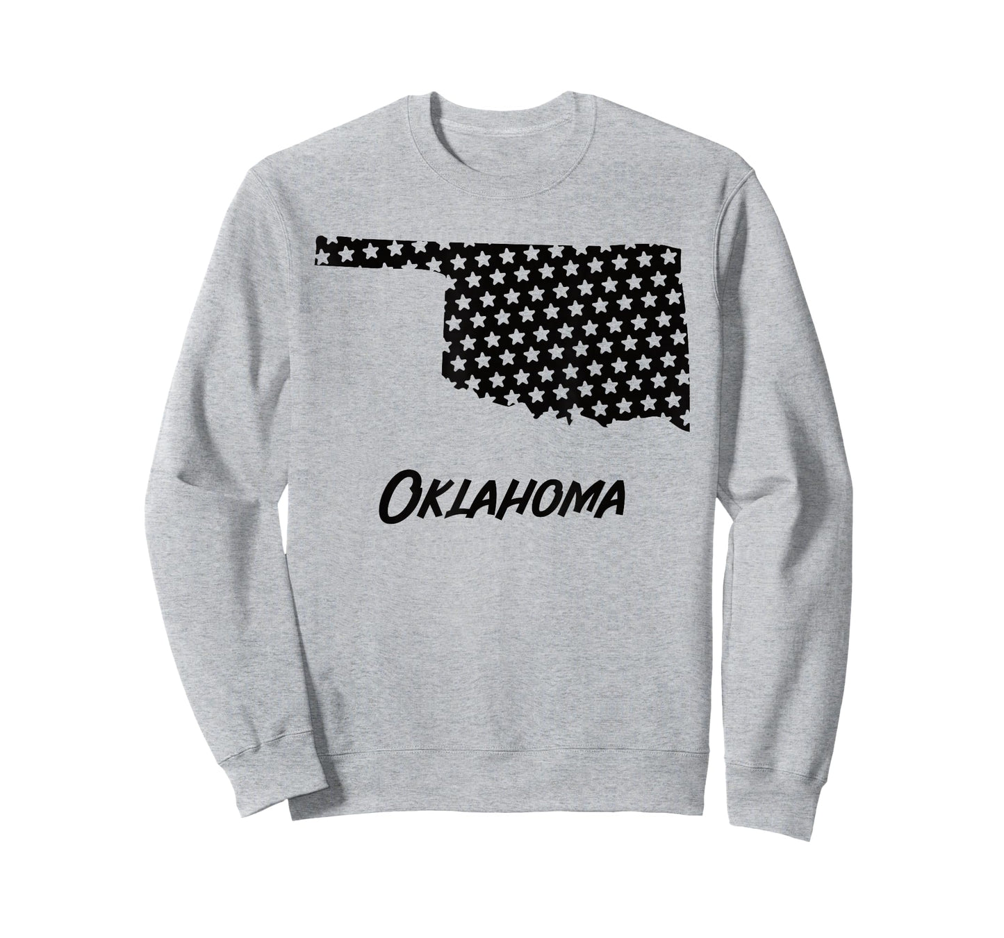 Oklahoma USA State Outline Stars Vintage Retro Design T-Shirt