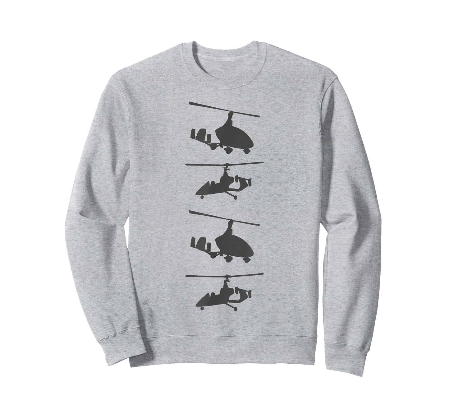 Gyrocopter Model Silhouette Gyroplane For Autogyro Pilots T-Shirt