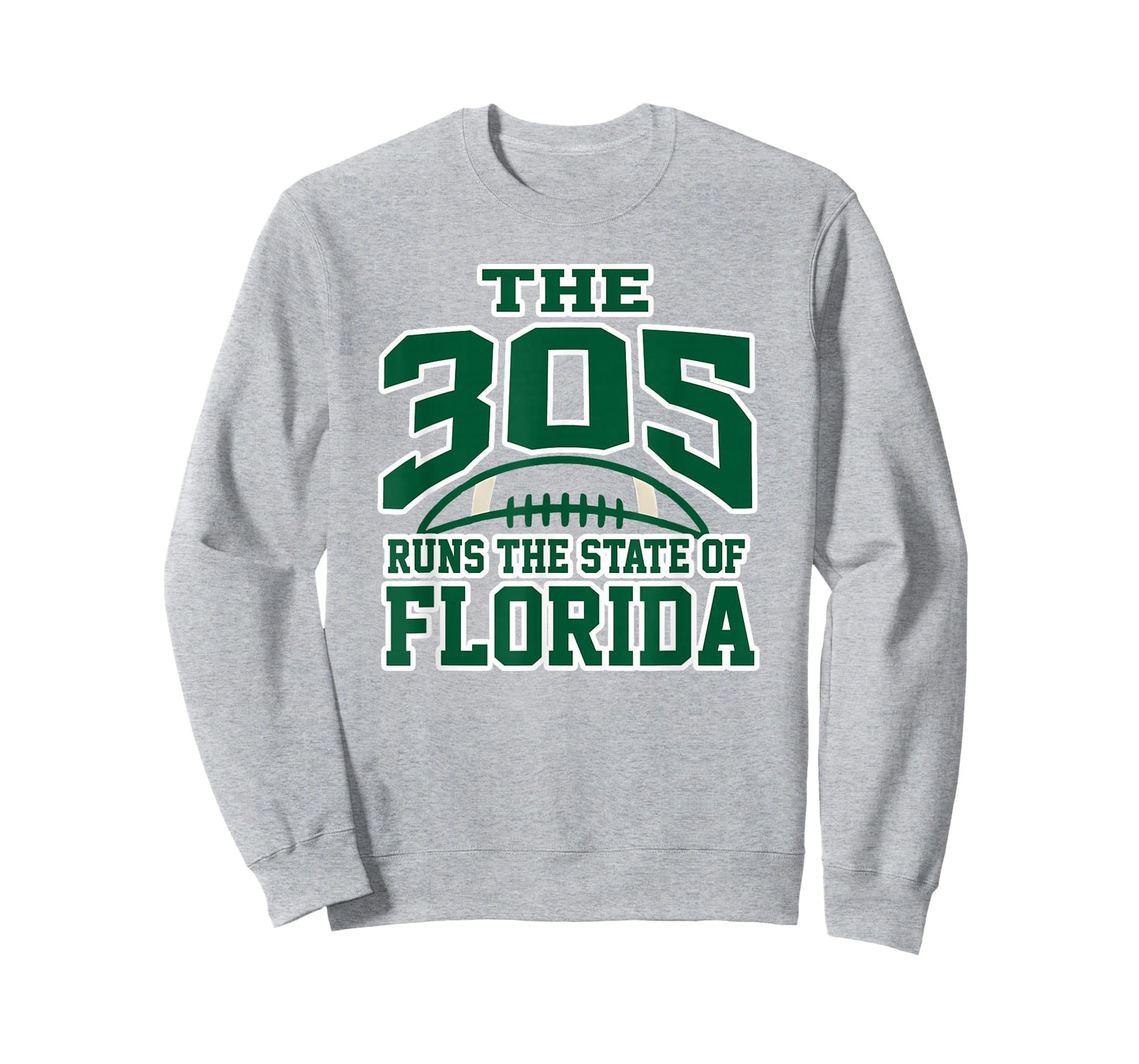 305 Miami Area Code Runs The State of Florida Pride Apparel T-Shirt