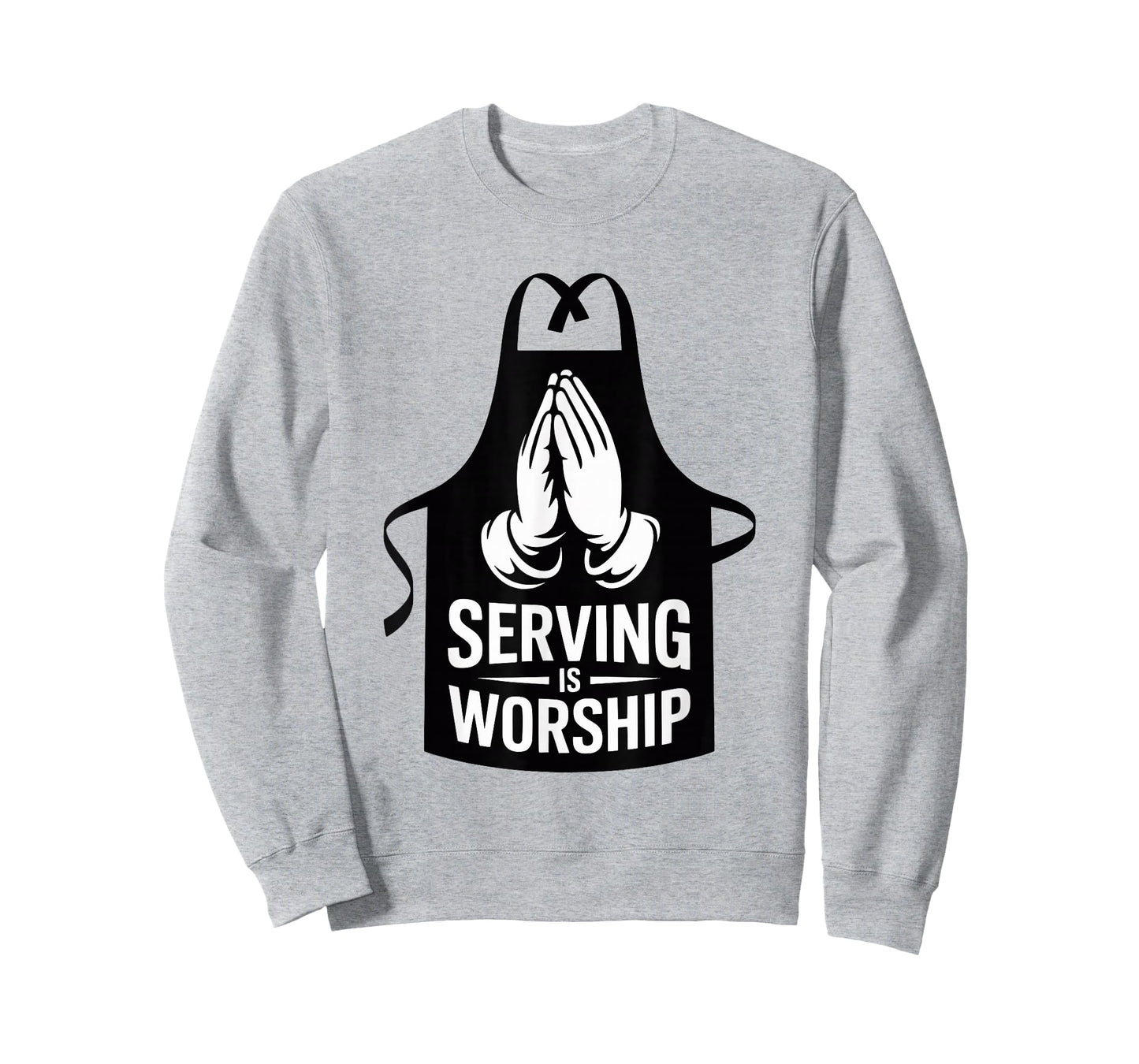 Serving is Worship Christian Faith Service and Humility T-Shirt