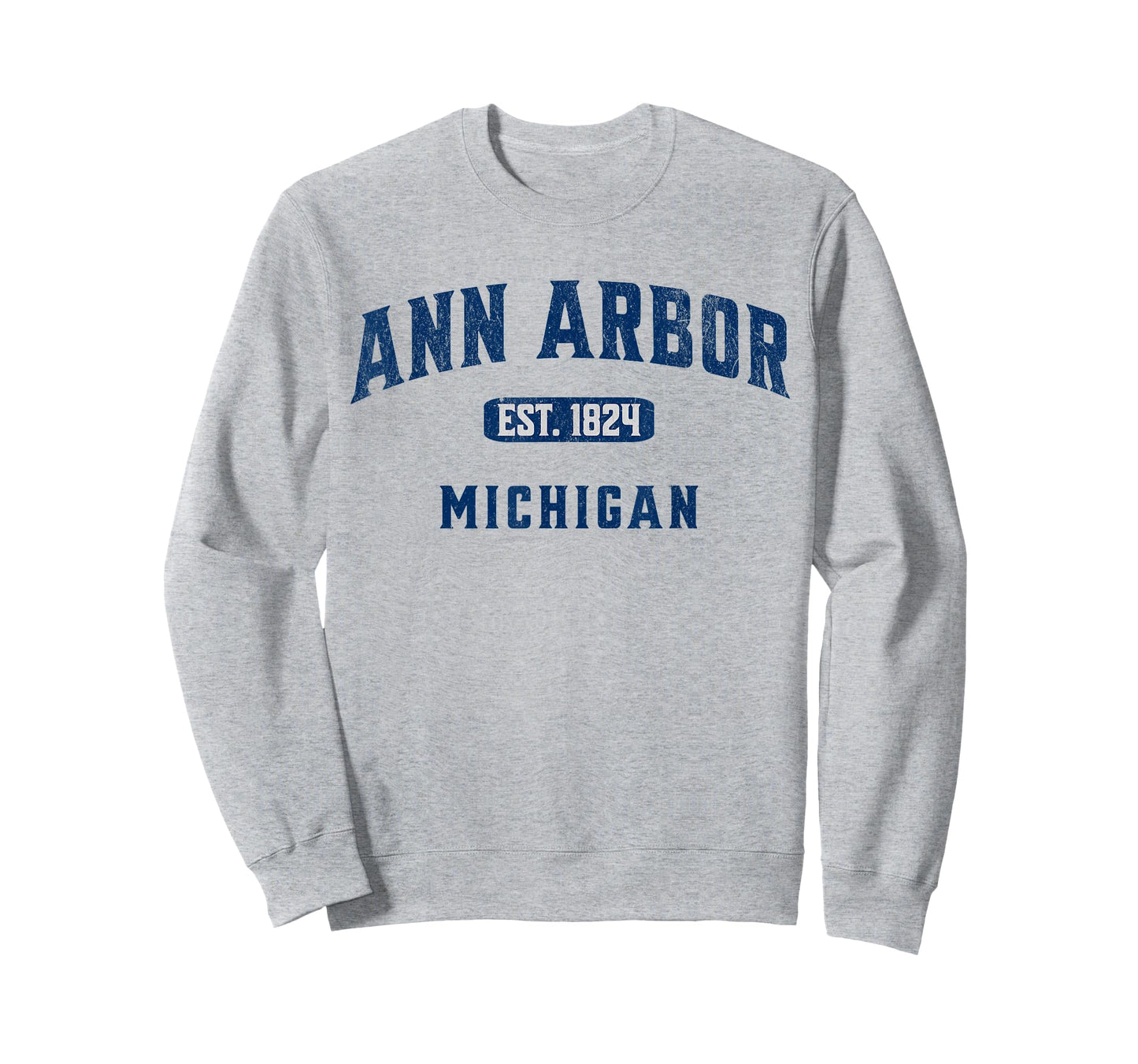 USA City Visit Ann Arbor Michigan Vintage Athletic Souvenir T-Shirt