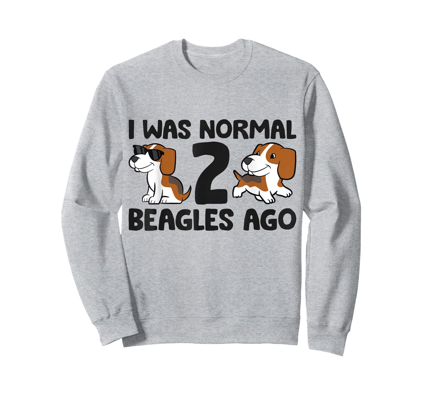 I Was Normal 2 Beagles Ago Funny Beagle T-Shirt