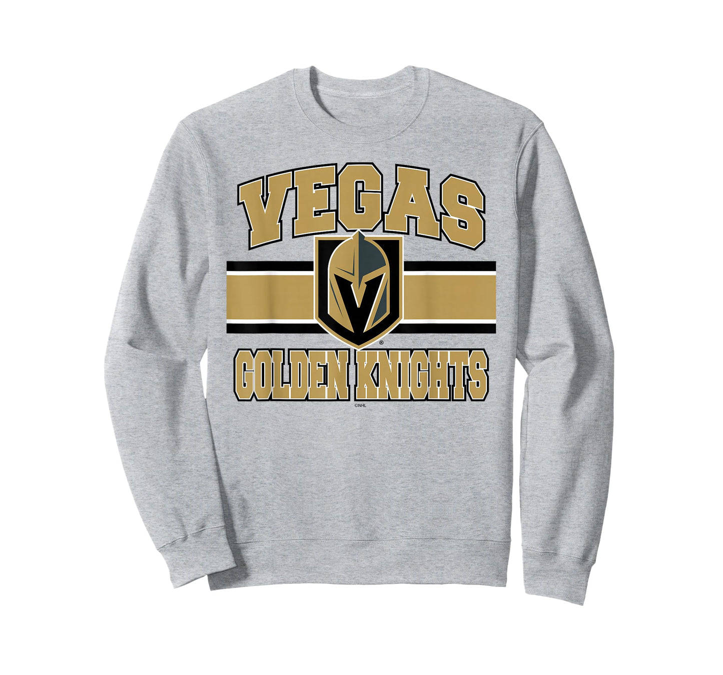 Vegas Golden Knights Stripe Gray Officially Licensed T-Shirt