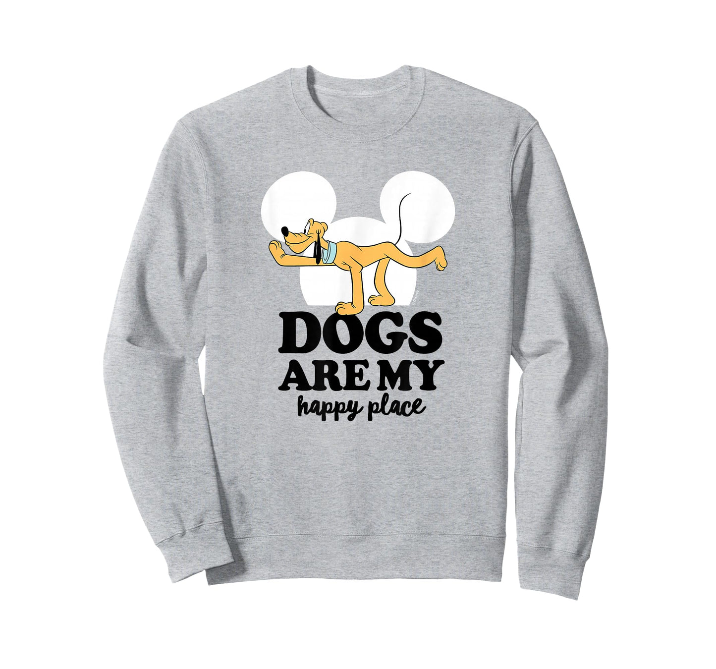 Pluto - Dogs are My Happy Place T-Shirt