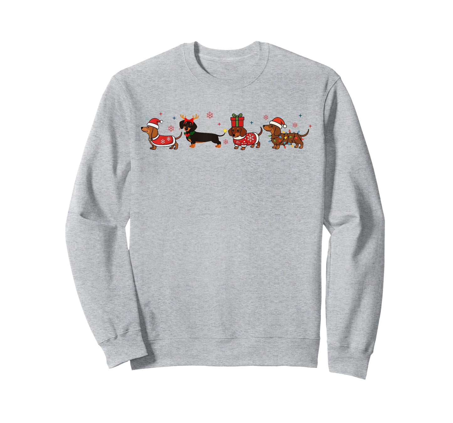 Funny Christmas Dachshund Cute Santa Dachshund Christmas T-Shirt