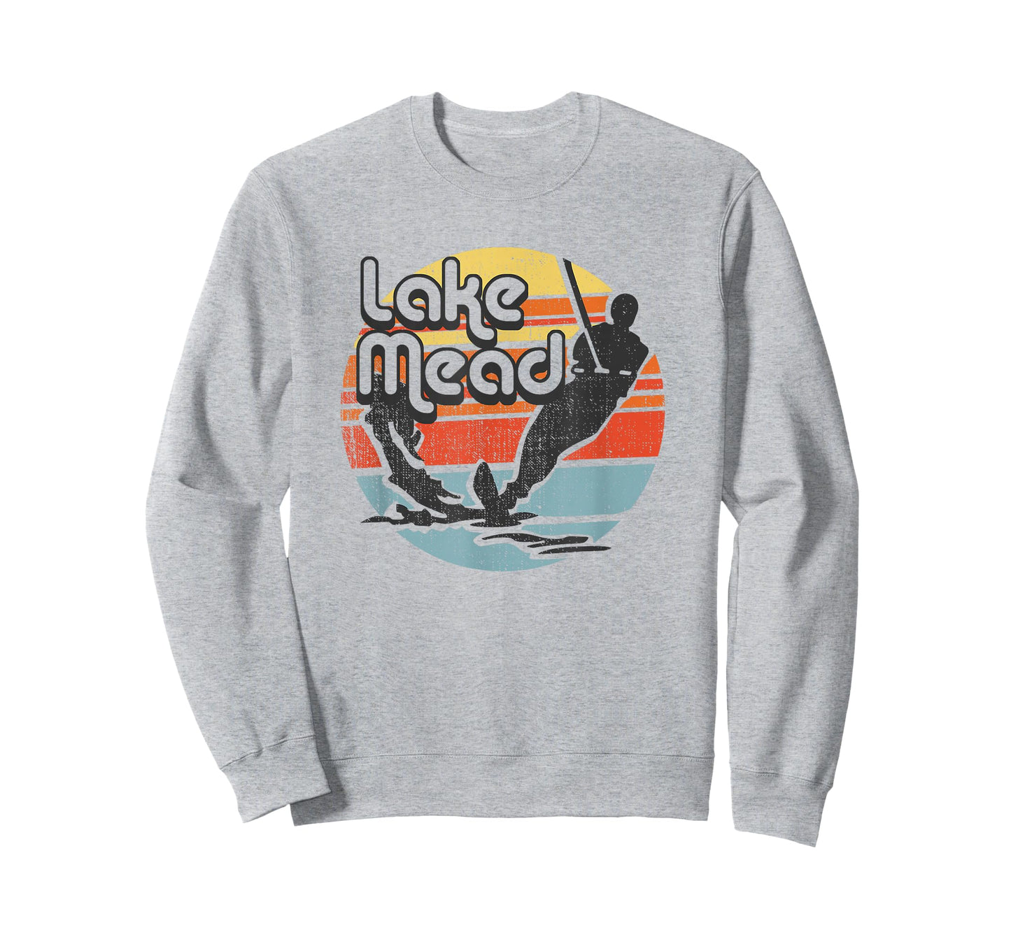 Lake Mead Nevada retro vintage waterskiing T-Shirt