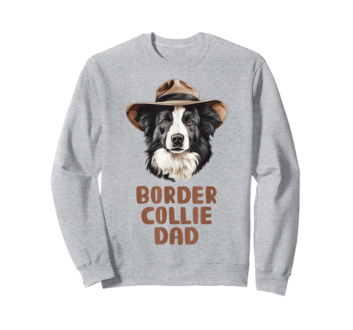 Border Collie Dad Dog Lover Gift Funny Border Collie Owner Men Women Girls Kids T-Shirt
