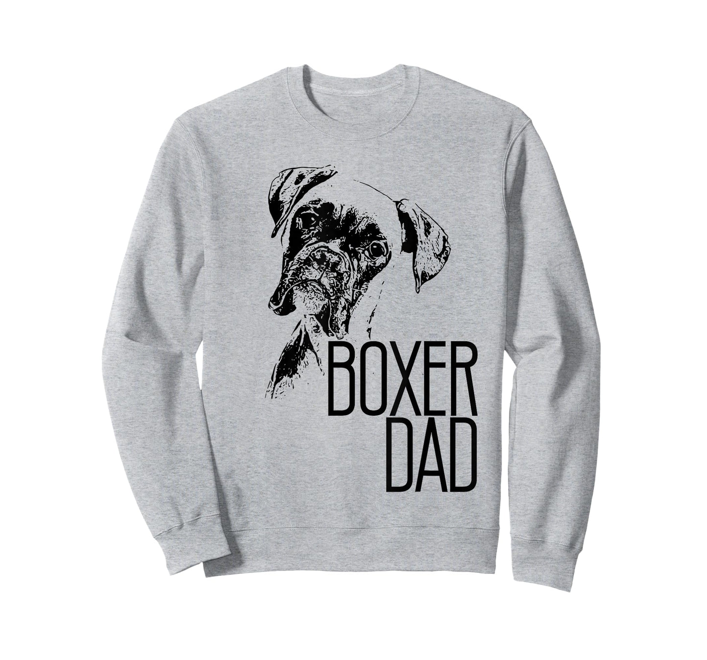 BOXER DAD DOG FACE T-SHIRT - DOG LOVERS BOXER DAD GIFT SHIRT T-Shirt