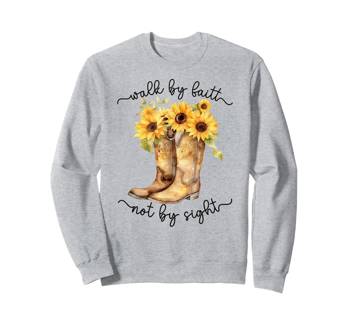 Christian Cowgirl Western Cowboy Sunflower Boots For Women T-Shirt
