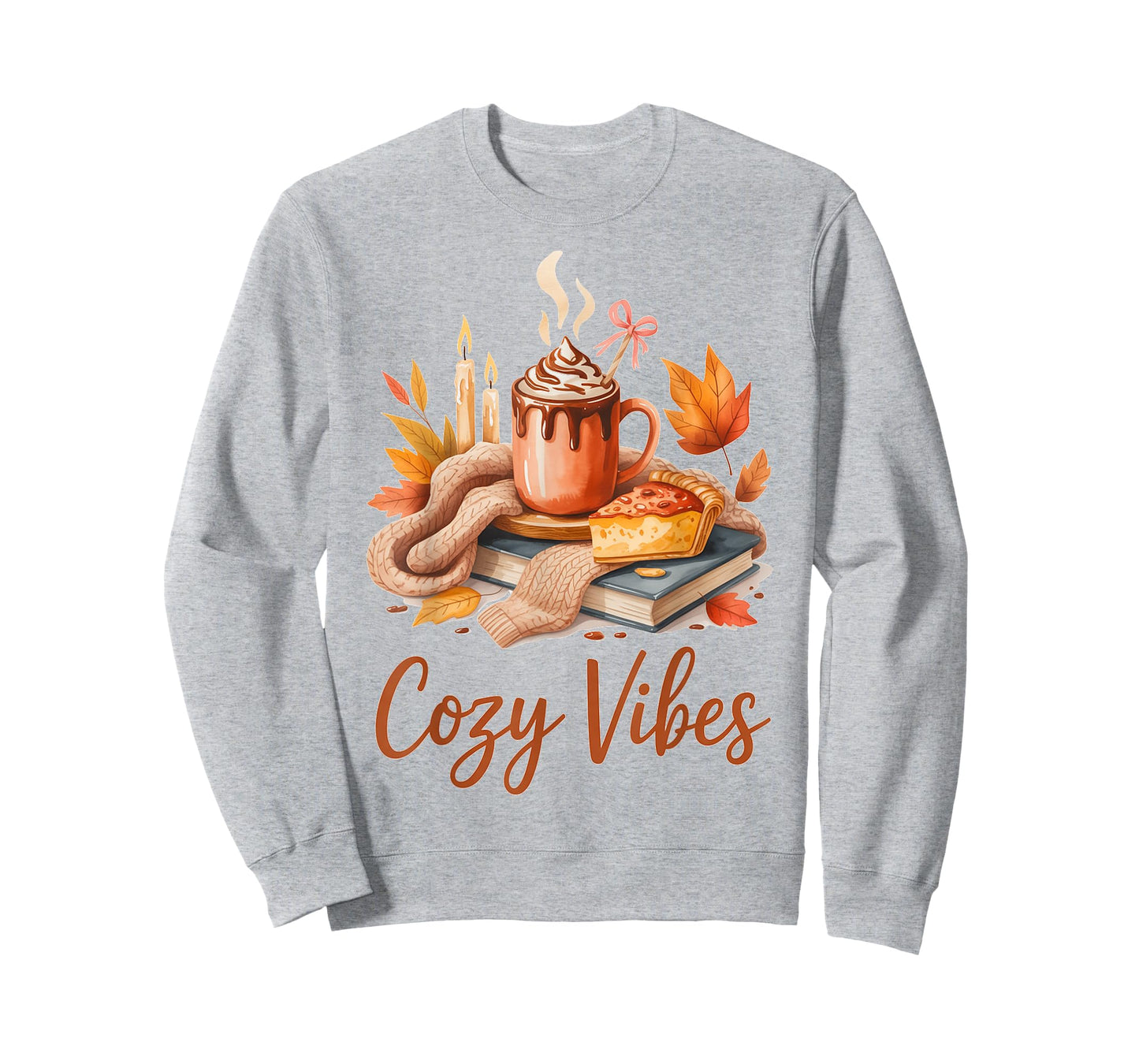 Cozy Vibes for Fall Lovers Relaxing at Home T-Shirt