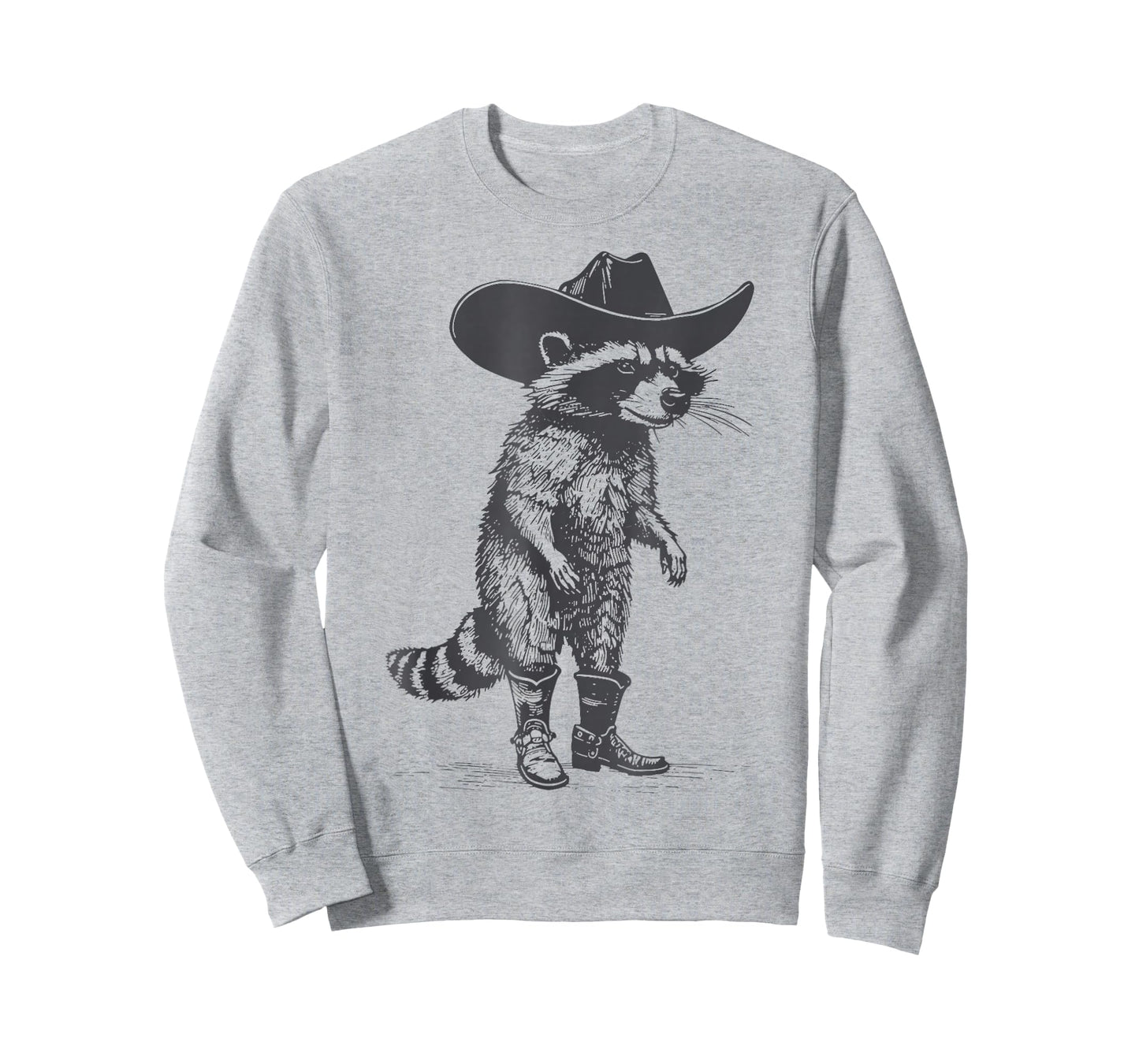 Vintage Raccoon Cowboy Cowgirl Trash Panda Western Country T-Shirt