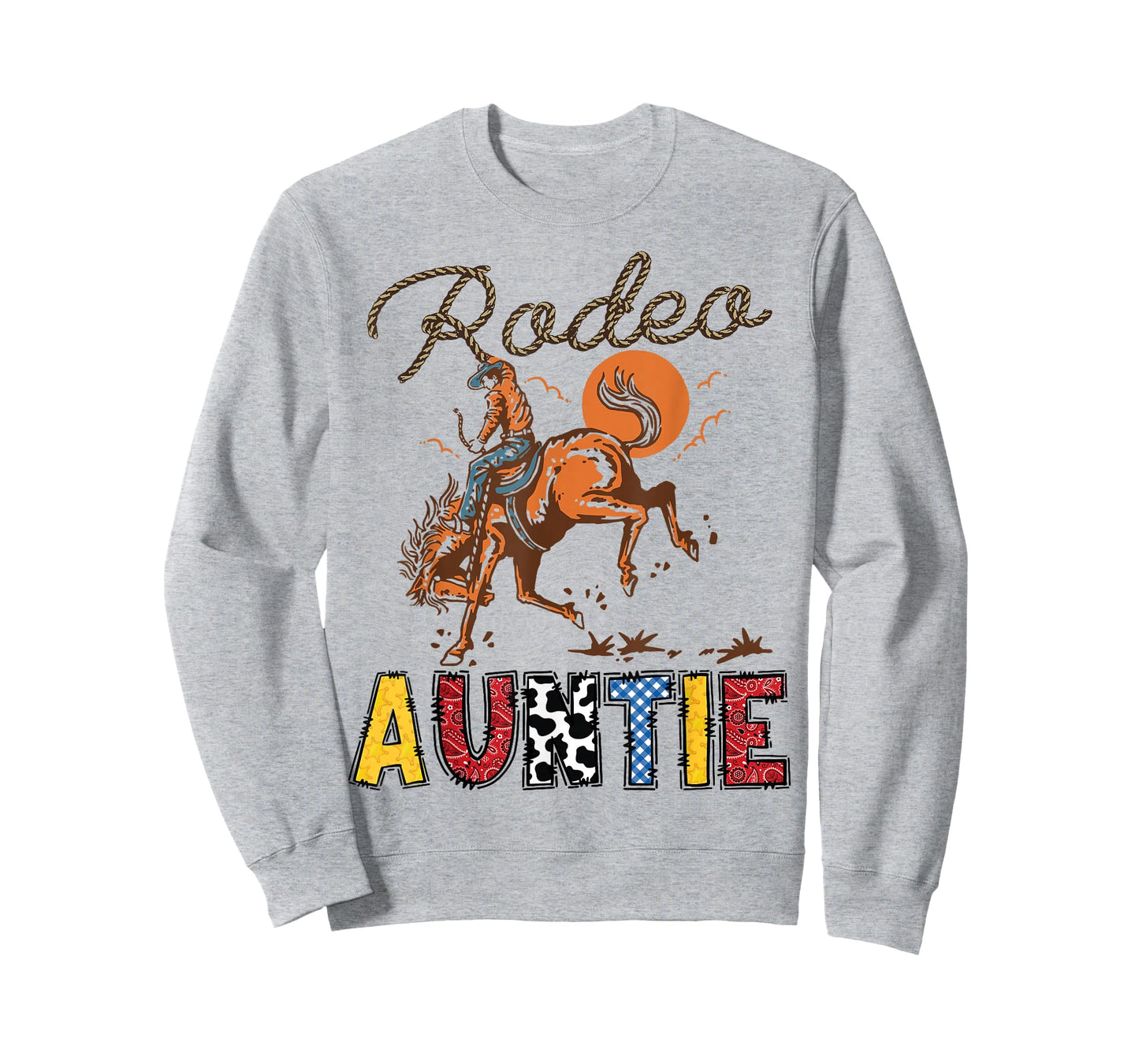 Rodeo Auntie Cowboy Cowgirl Birthday Matching Family T-Shirt
