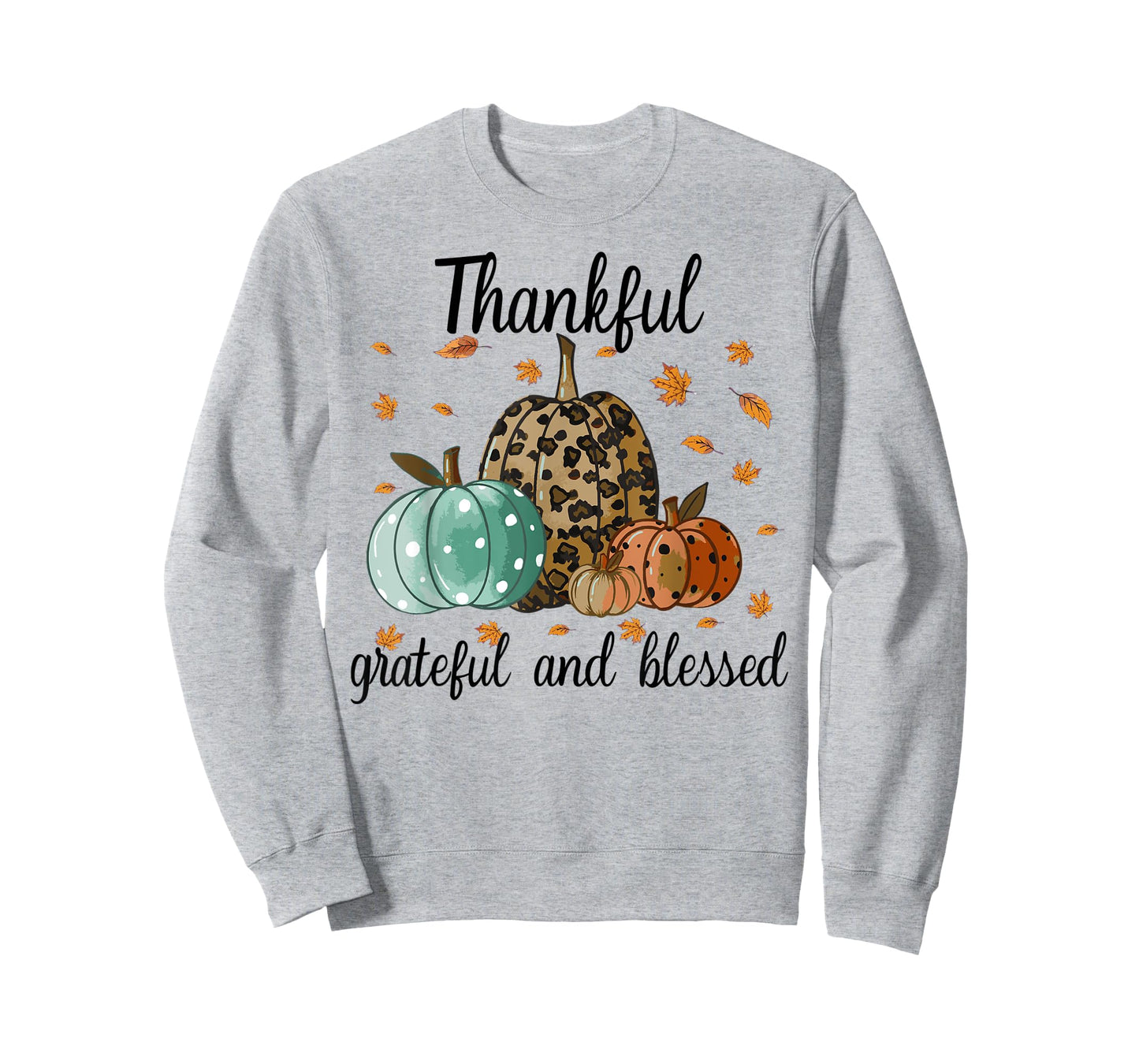 Thankful Grateful Blessed Shirt for Women Funny Christmas T-Shirt