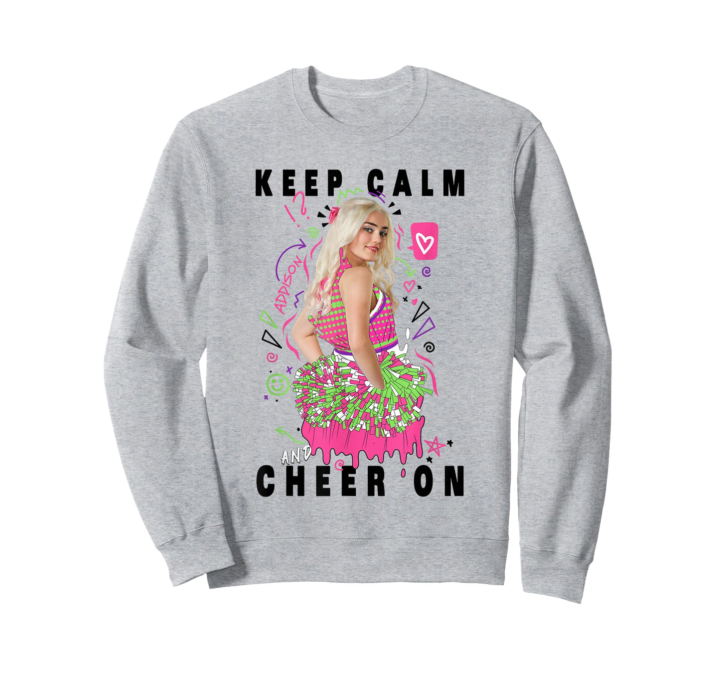 Disney Channel Zombies 2 Addison Keep Calm and Cheer On T-Shirt