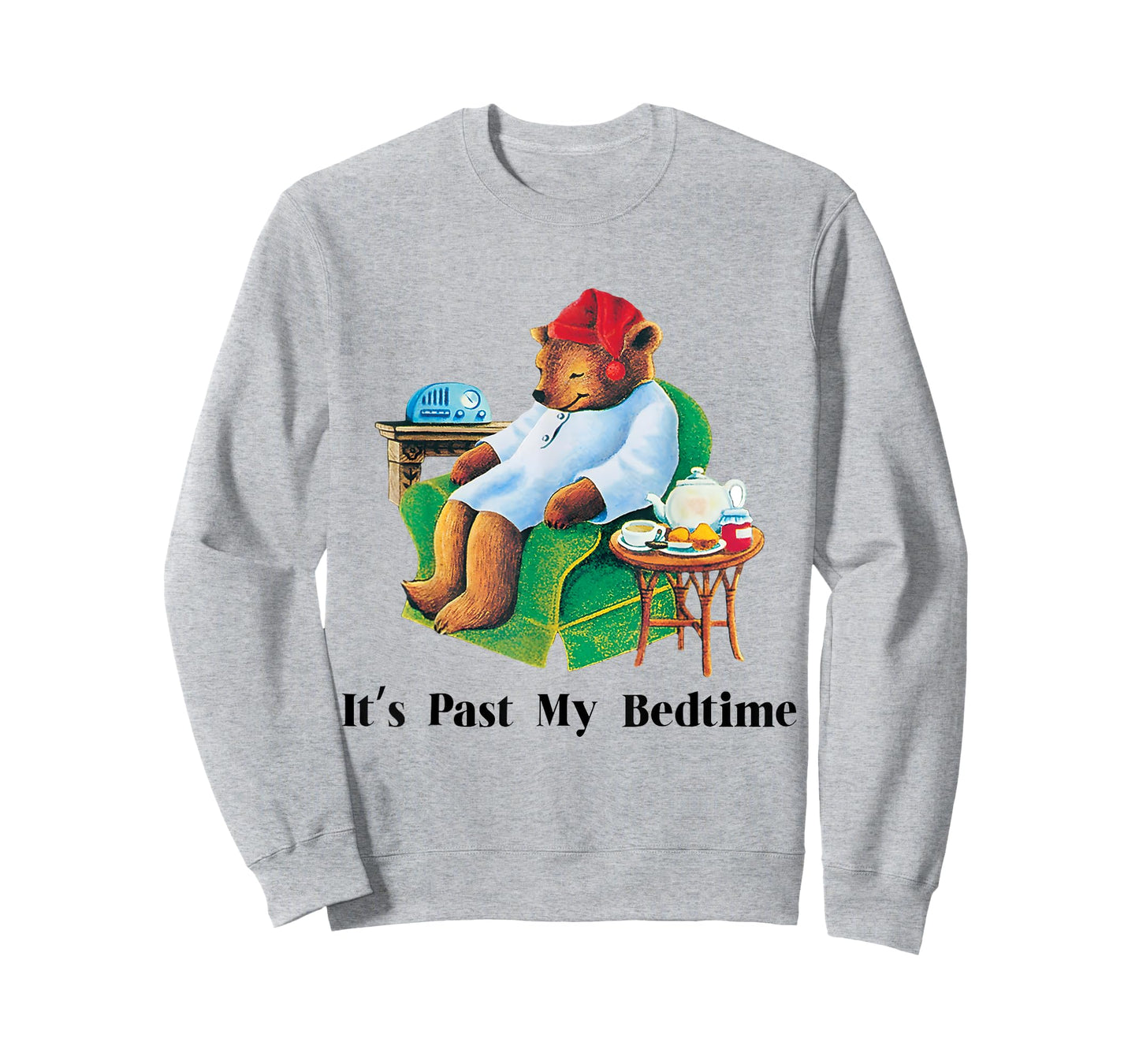 It's Past My Bedtime Funny Bear Lover Vintage For Men Women T-Shirt