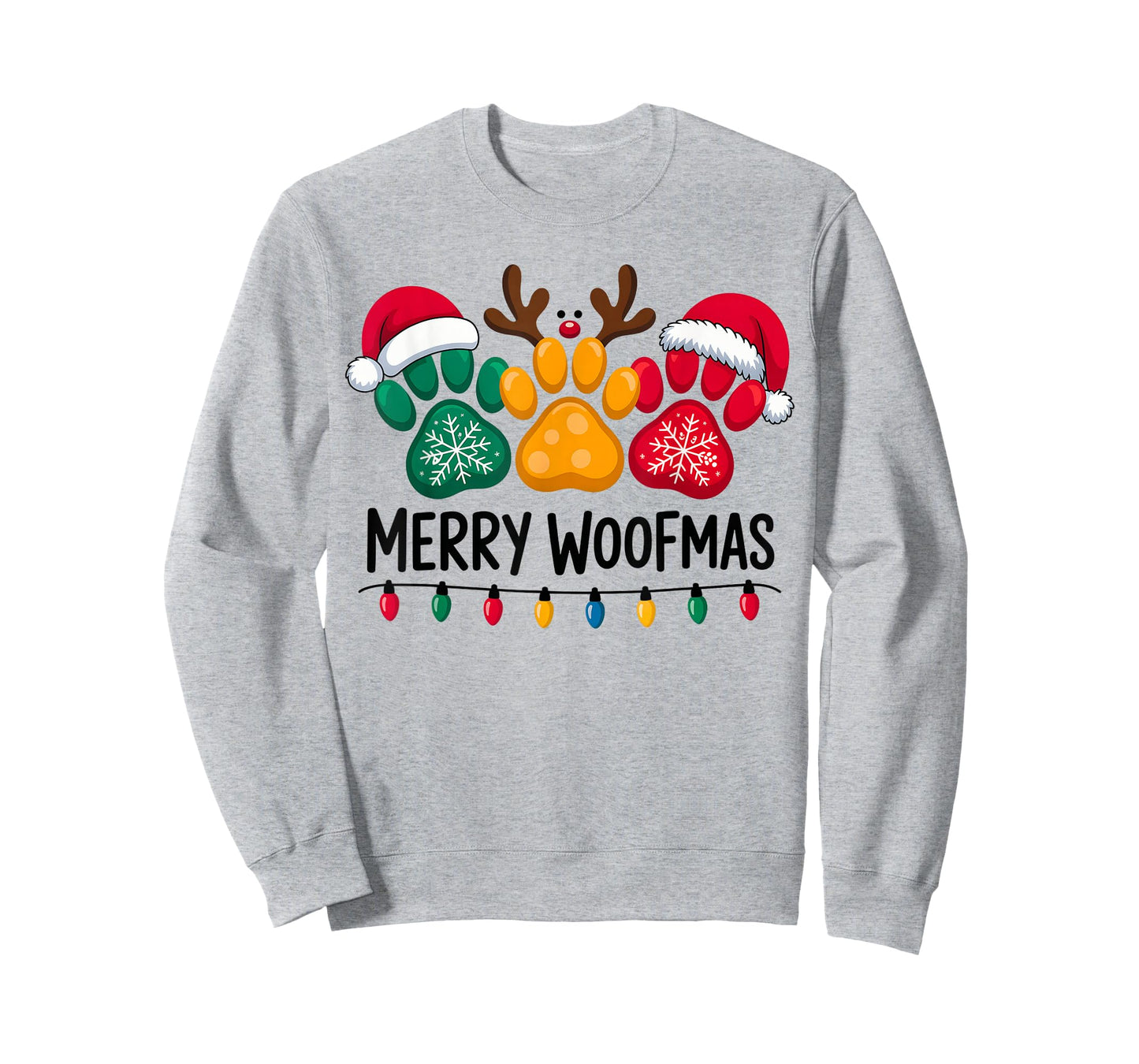 Merry Woofmas Christmas Dog T-Shirt