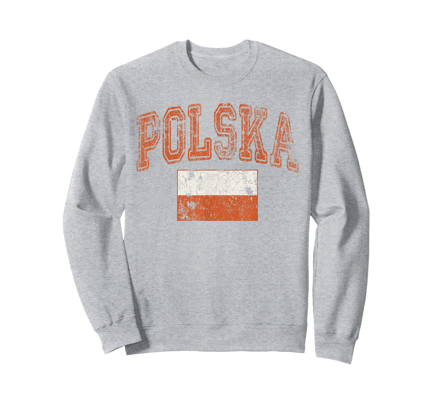 Vintage Retro Faded Polska Poland Flag Polish Pride T-Shirt
