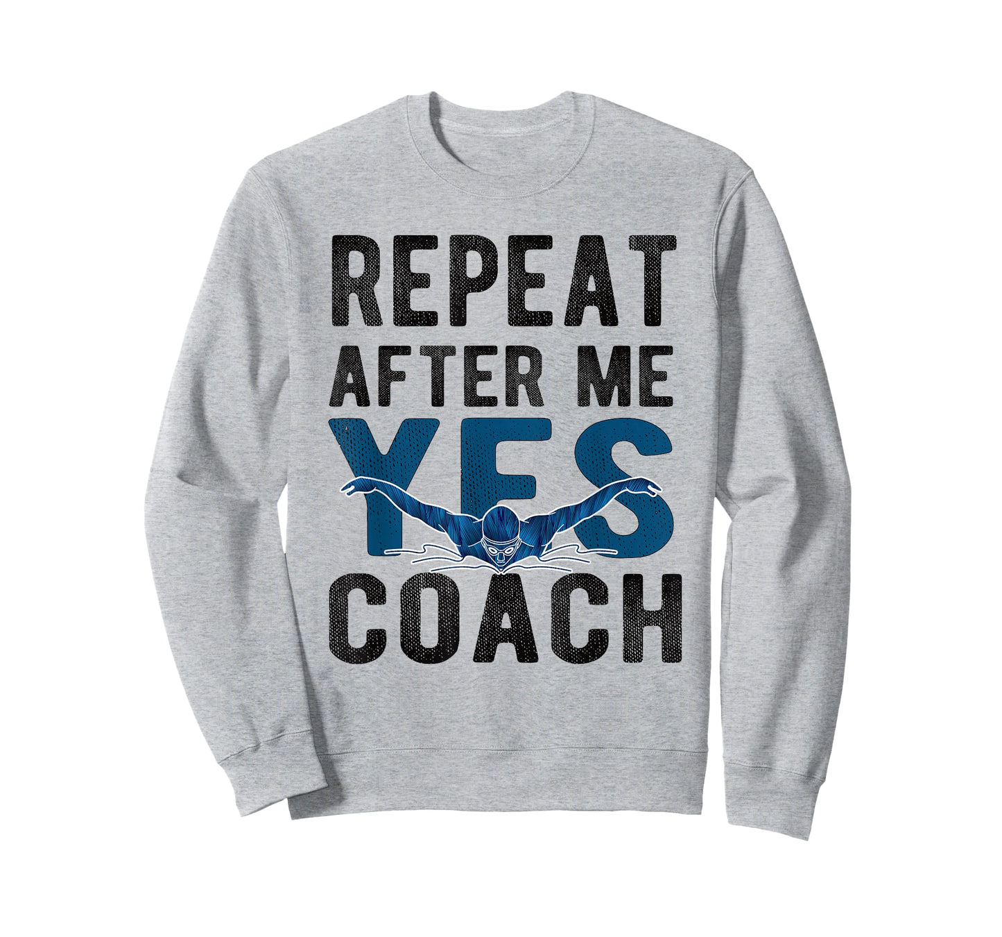 Repeat Yes Swim Coach Swimming Coach T-Shirt