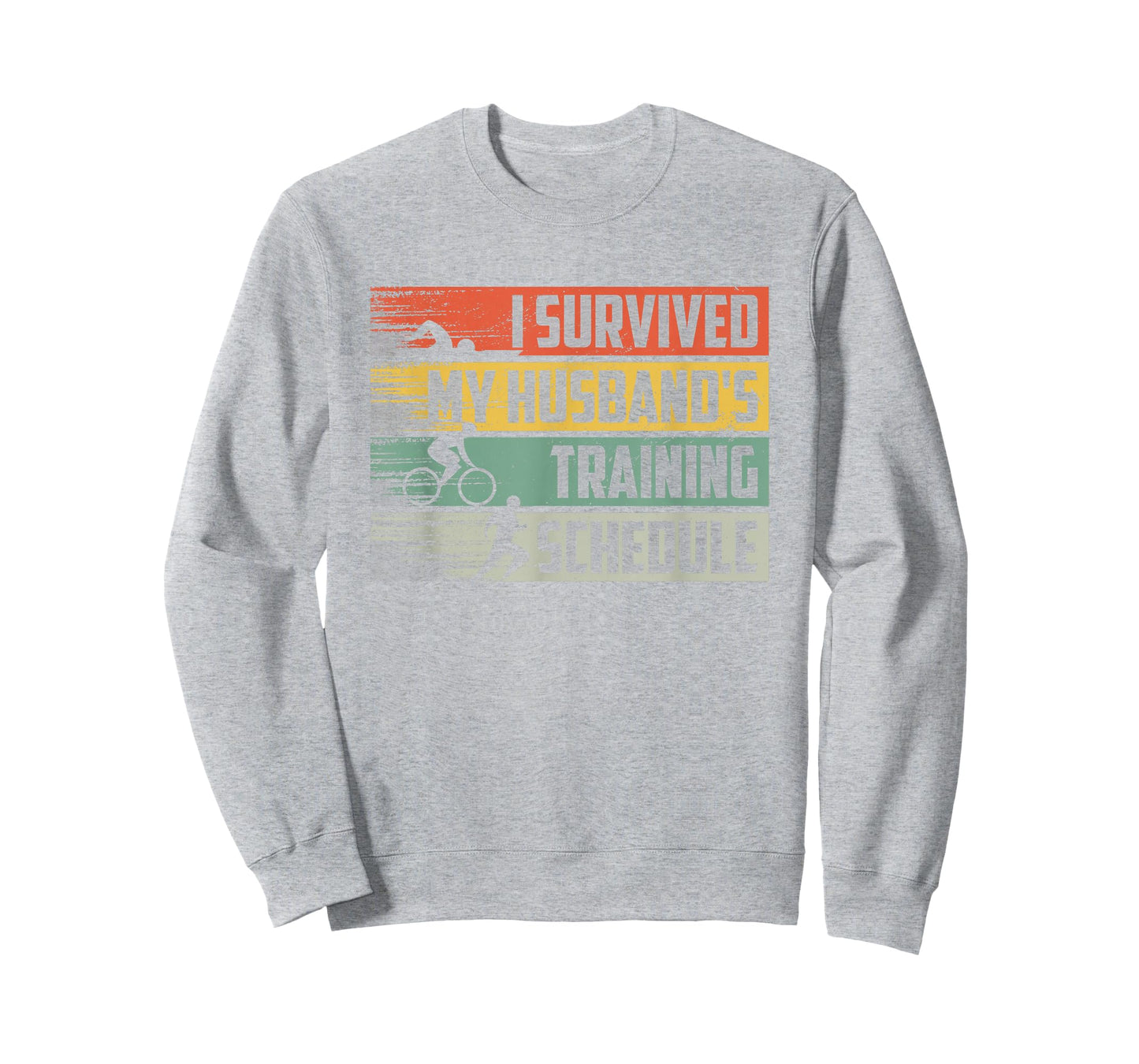 I Survived My Husband's Training Schedule Triathlon T-Shirt