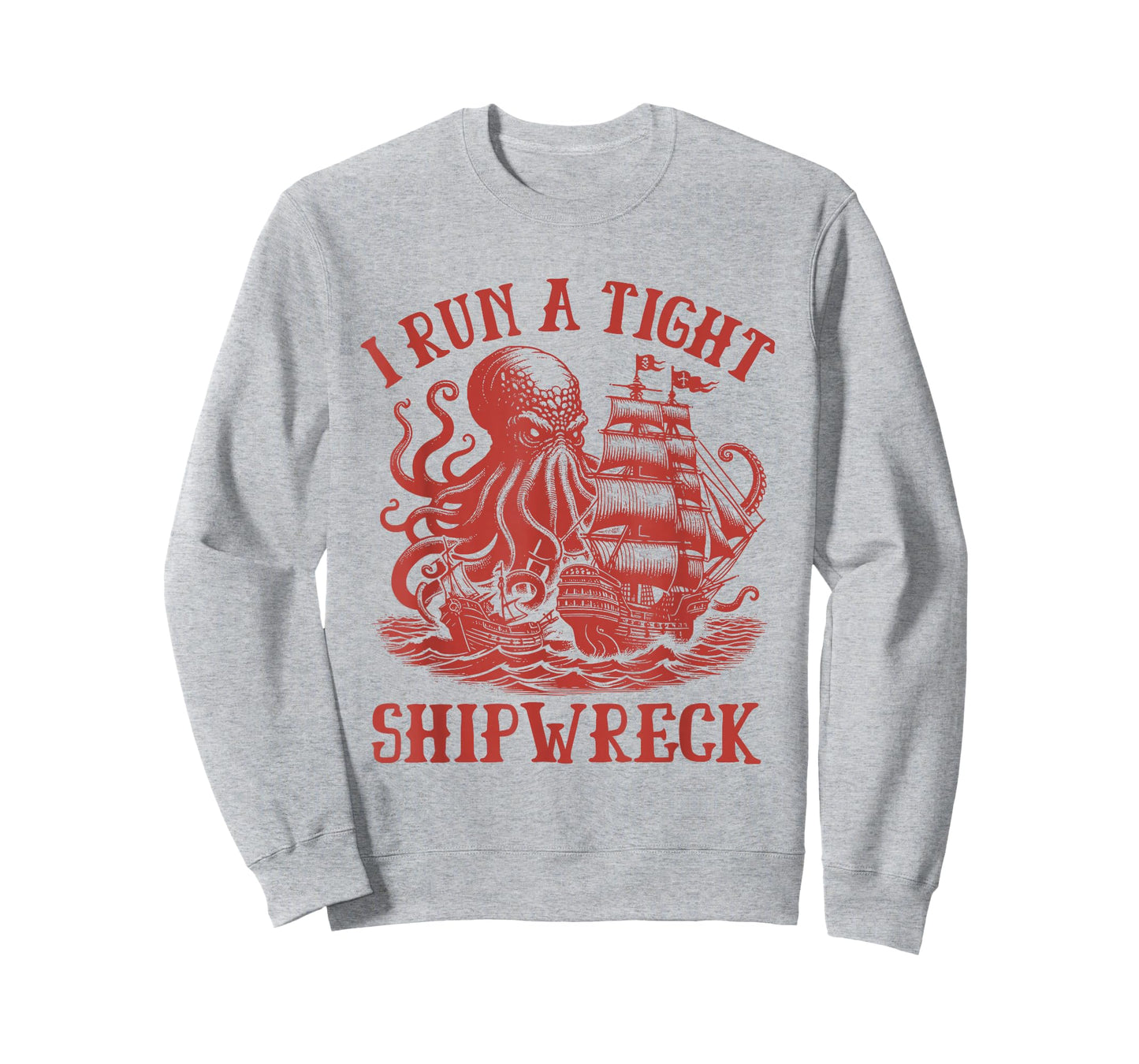 Vintage I Run a Tight Shipwreck Sarcastic Homeschool Mom T-Shirt