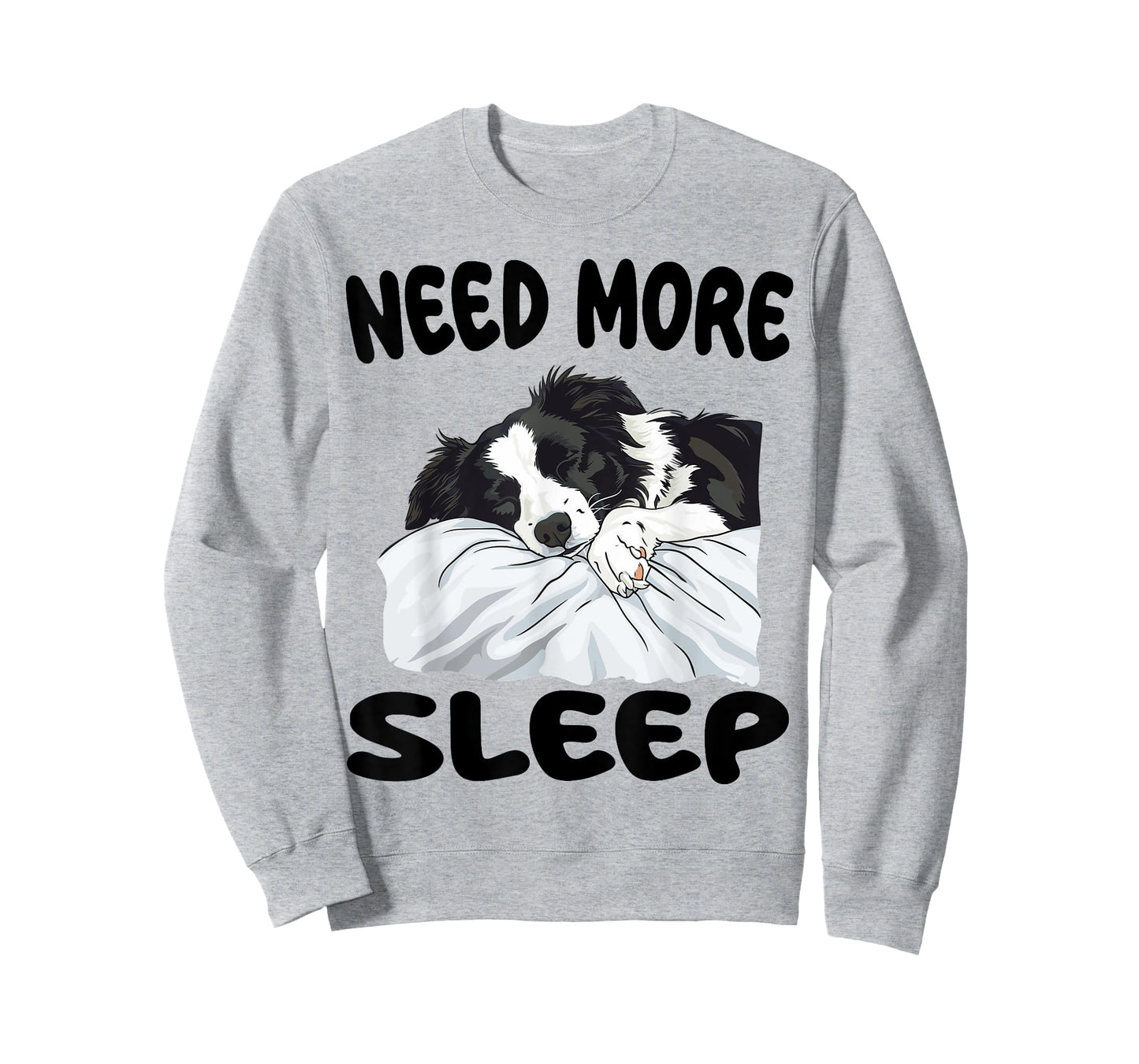 Cute Border Collie Need more Sleep Pajamas Nightgown T-Shirt
