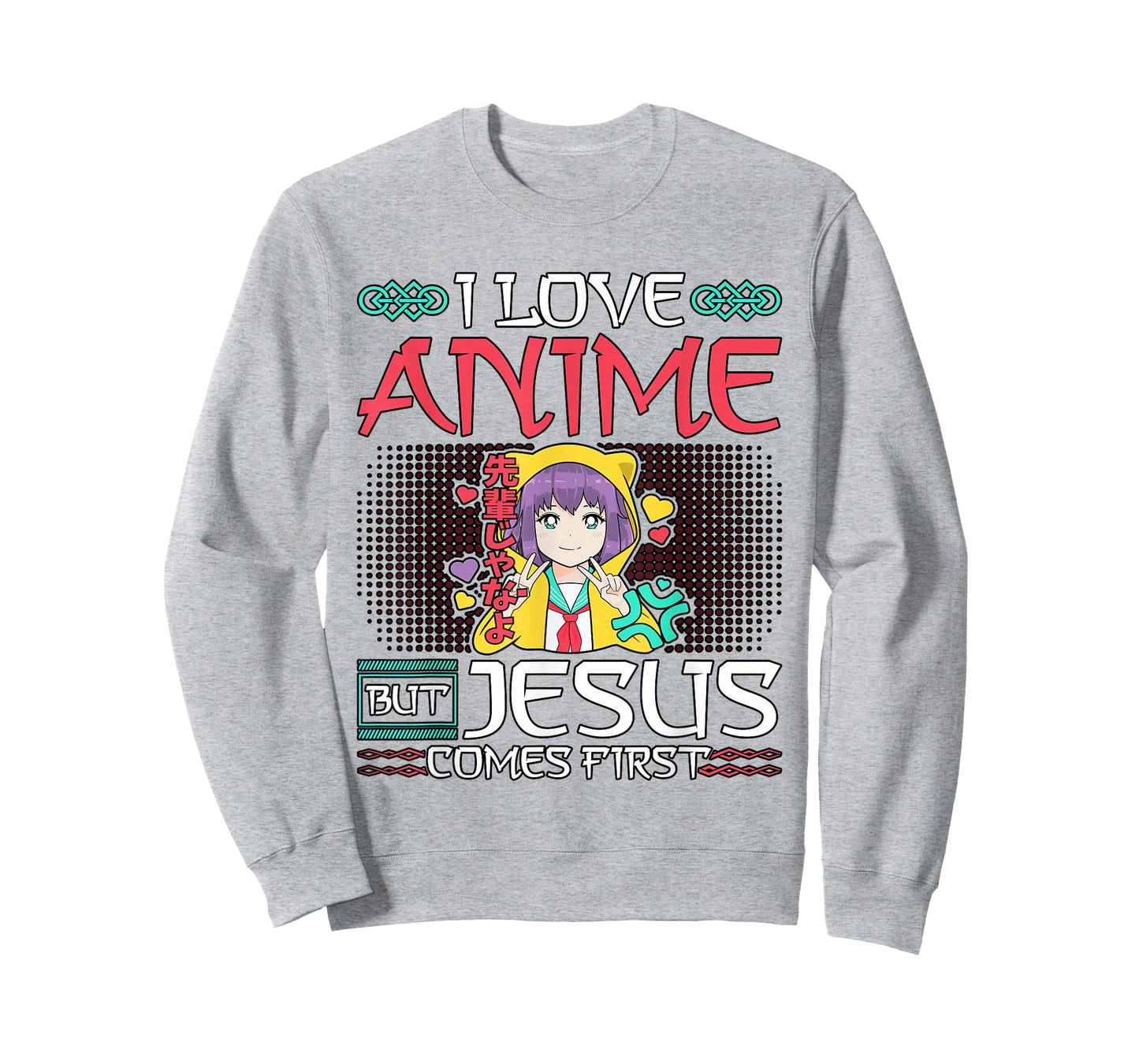I love Anime but Jesus comes first Anime Lovers T-Shirt