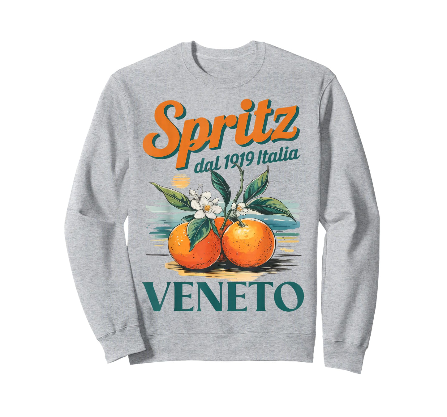 Spritz Veneto Dal 1919 Italia Vintage Orange Wine Cocktail T-Shirt